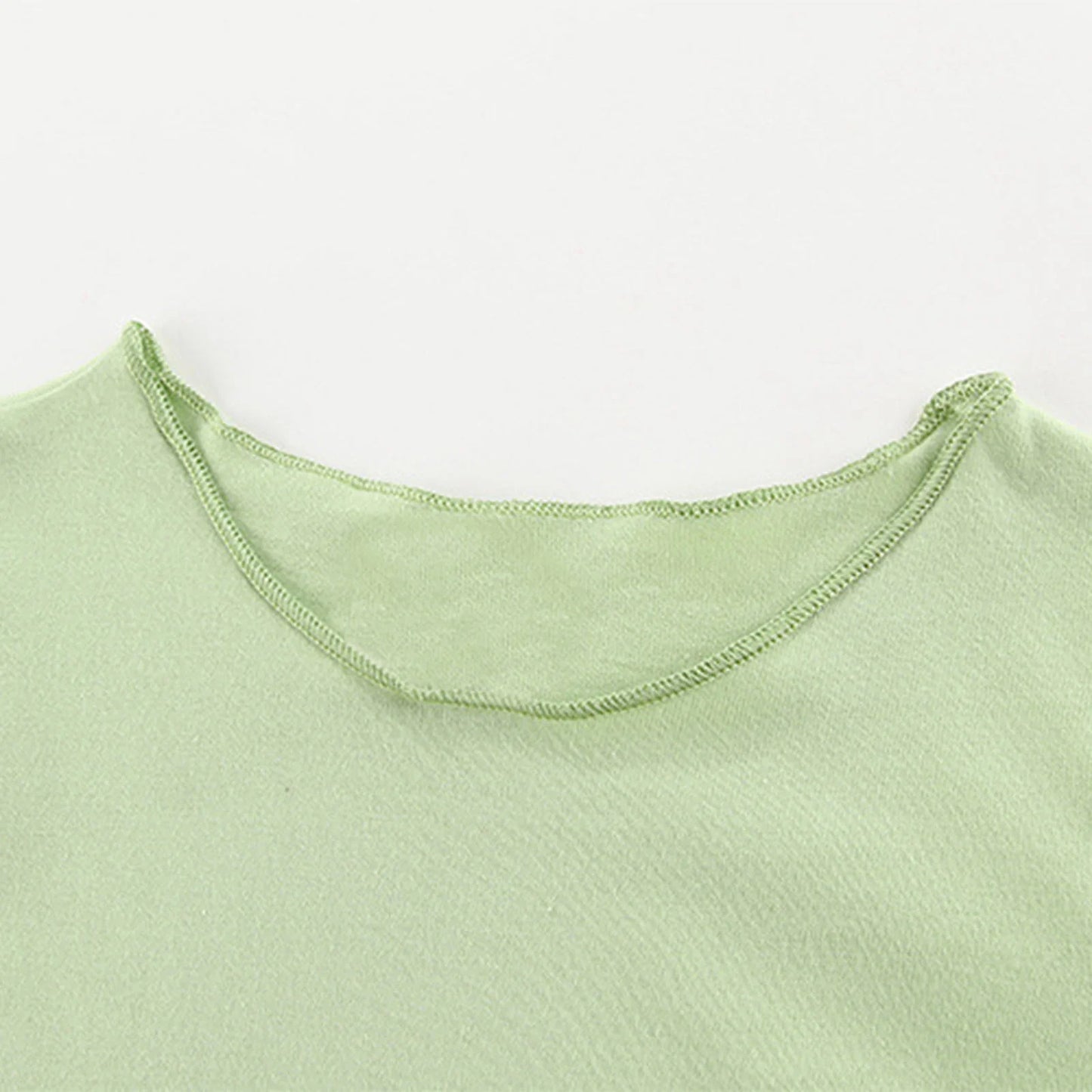 1-6Years Baby Girls Summer T-Shirt Cotton Flying Sleeves T-Shirt for Girls Summer Solid Tee Tops