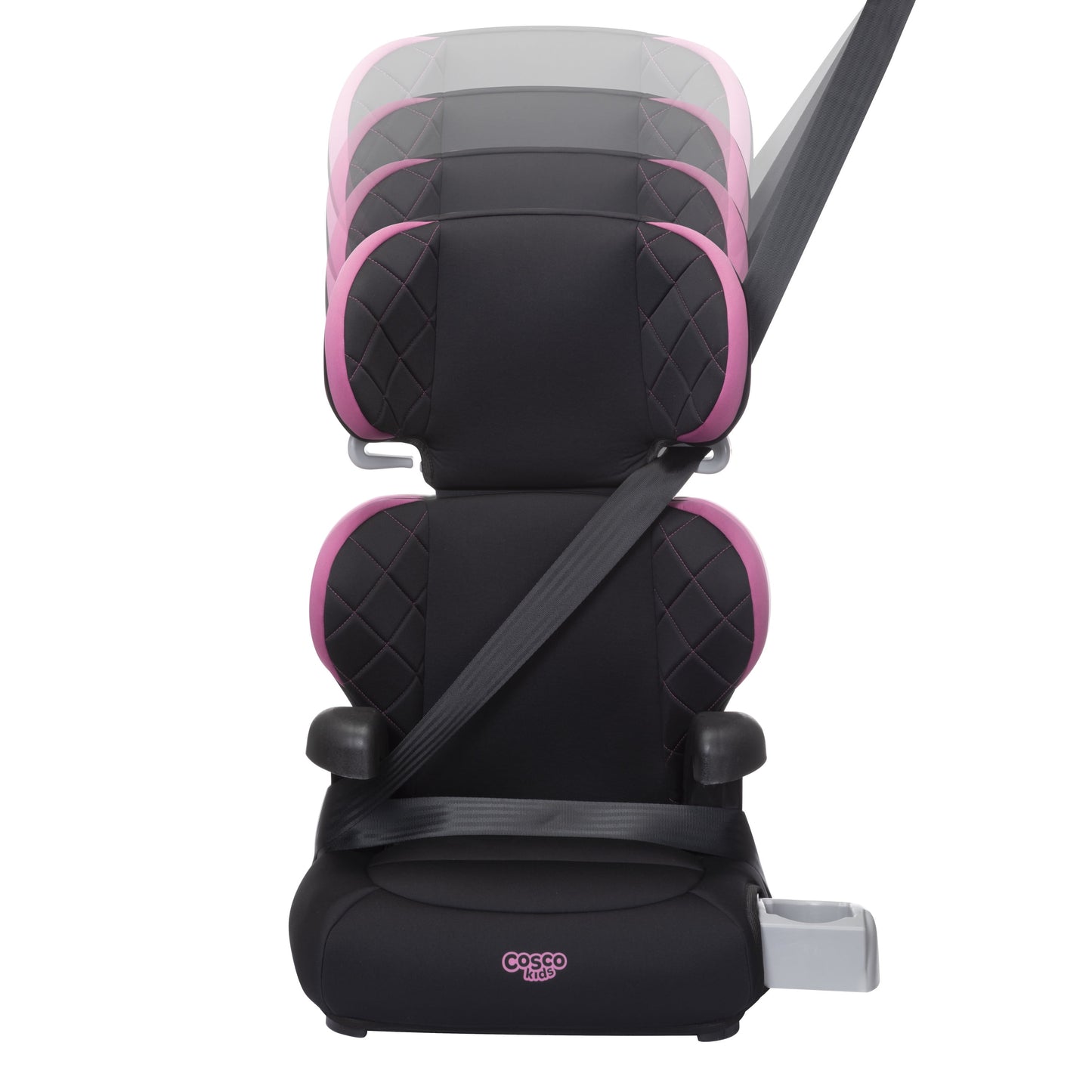(3 Pack) Pronto Trend Belt-Positioning Booster Car Seat, Violet Diamonds, Toddler, Unisex