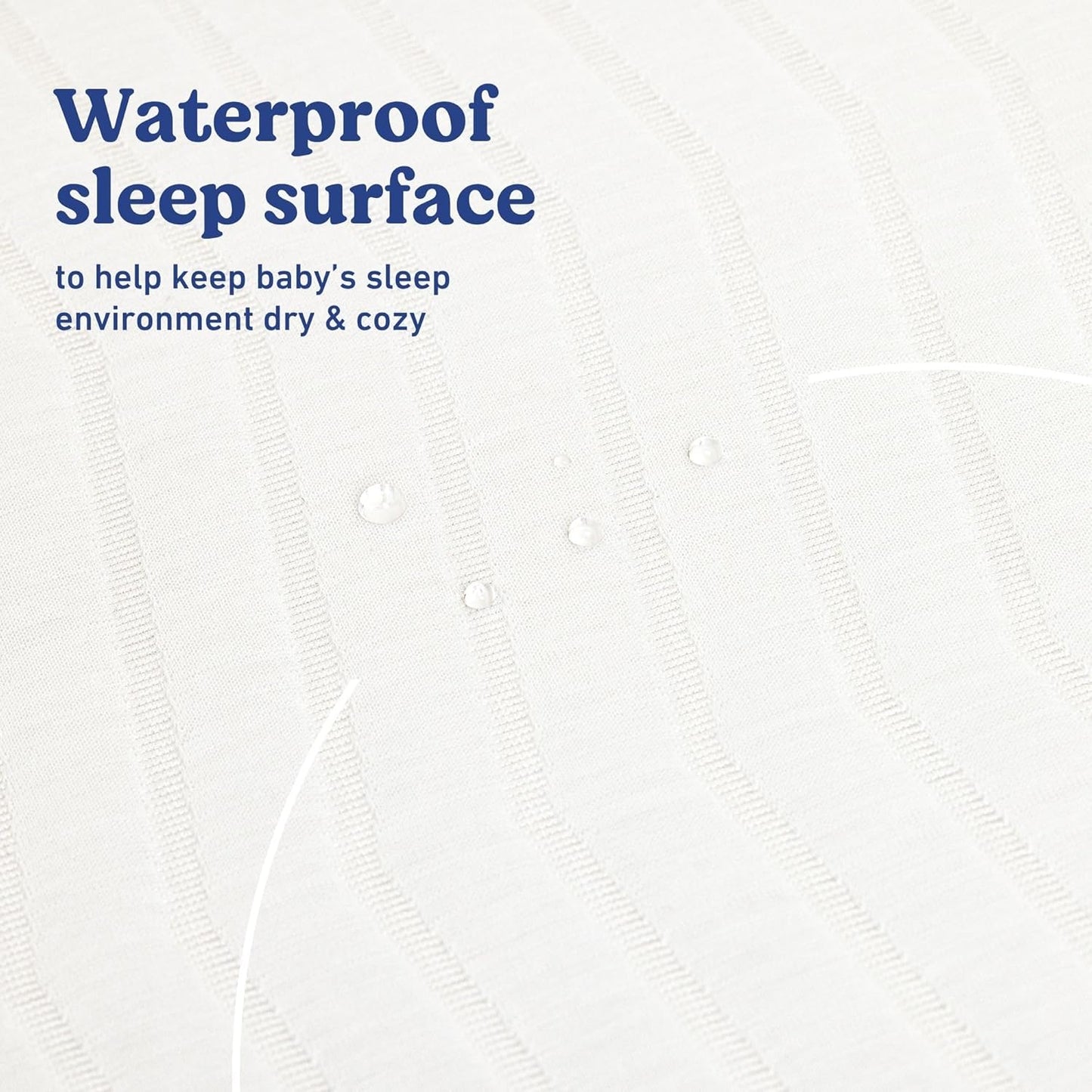 6-Inch Dual-Comfort Crib & Toddler Mattress - GREENGUARD Gold and OEKO-TEX STANDARD 100 Certified, Certipur-Us Certified Foam, 2-Sided Mattress Fits Crib & Toddler Bed, Waterproof Sleep Surface