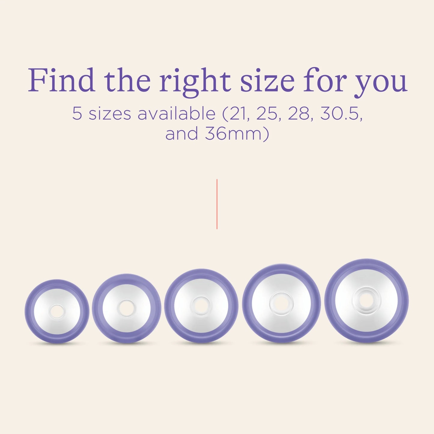 Comfortfit Breast Pump Flanges 21Mm, 2 Ct
