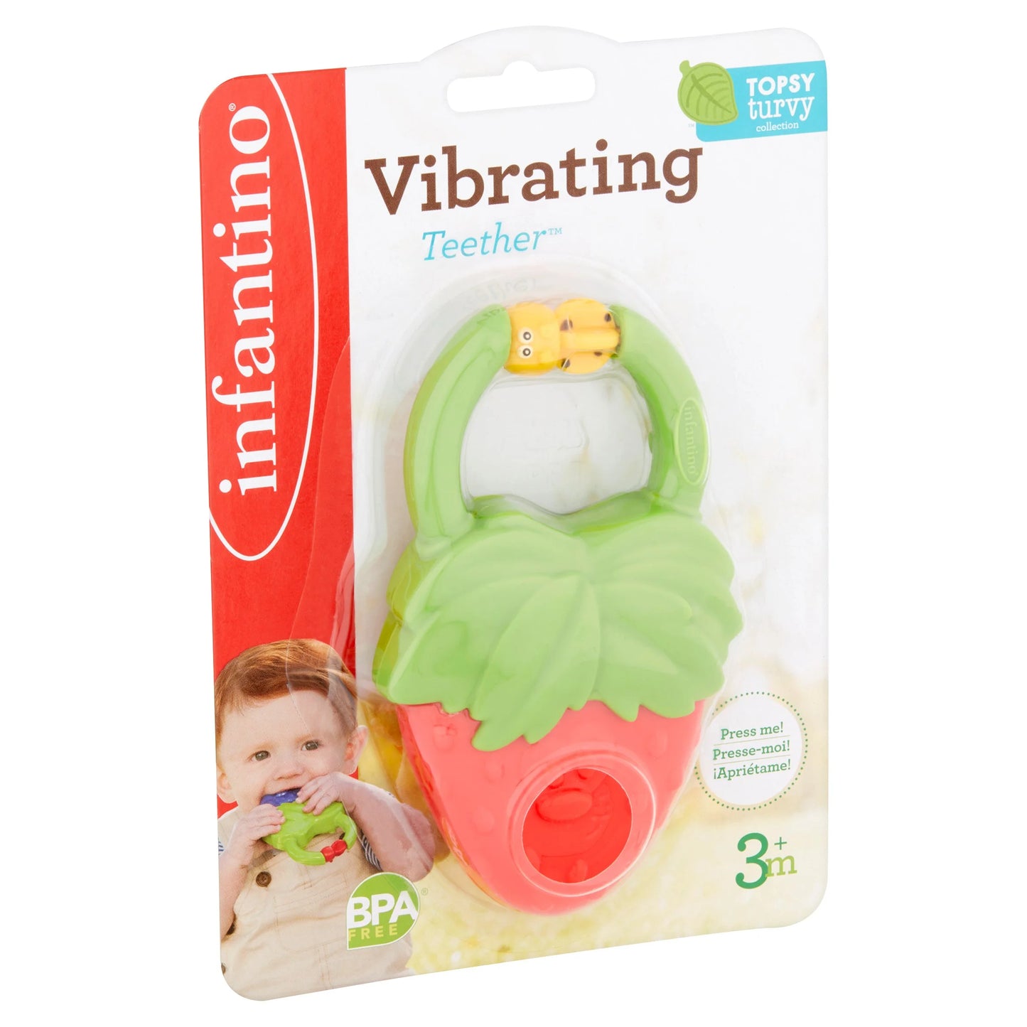 Vibrating Teethers (Strawberry or Grape)