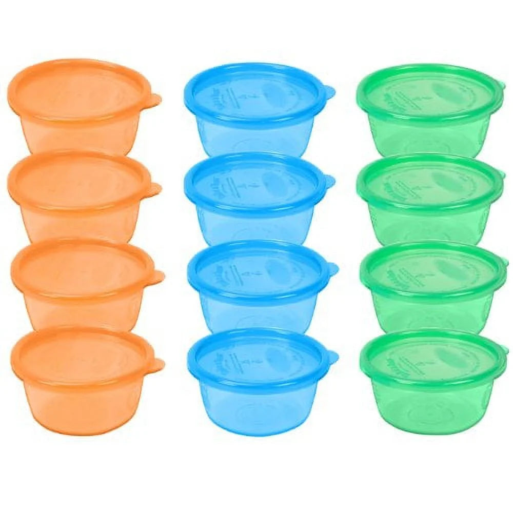 12 Pack Take & Toss Bowls with Lids, 8 Ounce, Colors May Vary