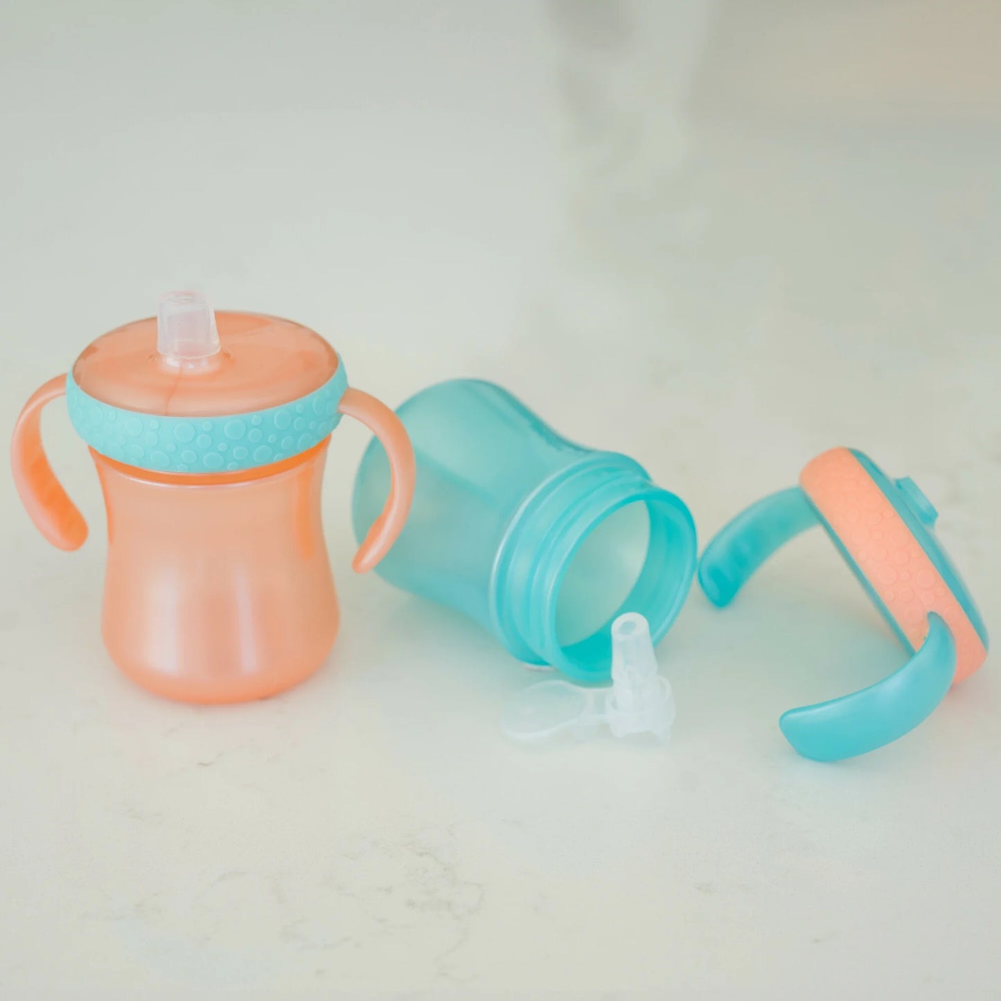 The First Years Soft Spout Trainer Cups, 7 Oz — 2 Pack — Pearlized