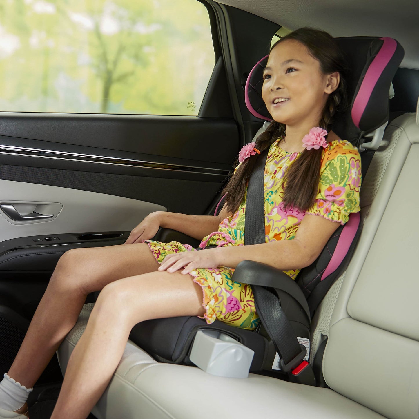 (3 Pack) Pronto Trend Belt-Positioning Booster Car Seat, Violet Diamonds, Toddler, Unisex