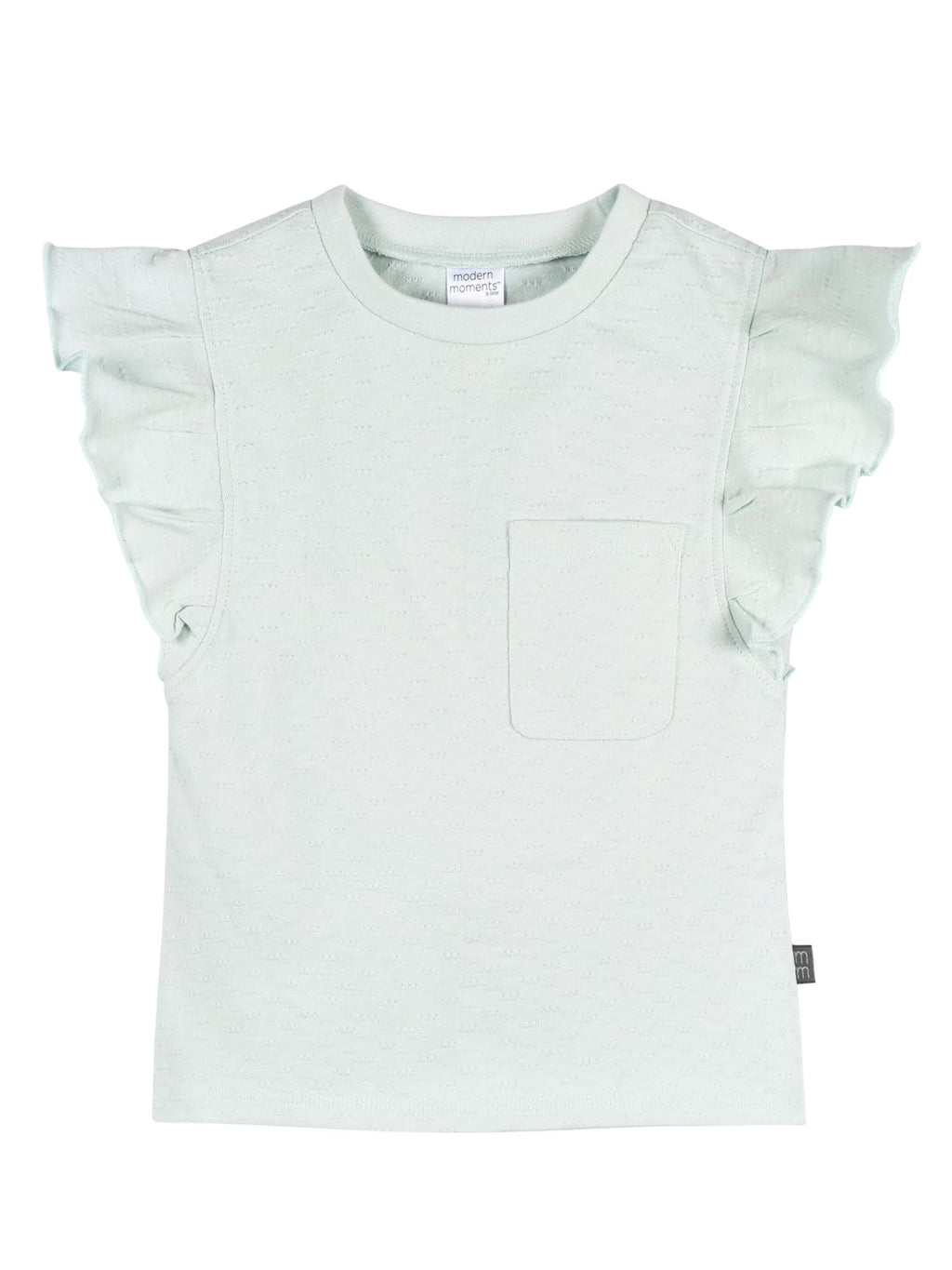 by Gerber Toddler Girl Organic Top and Short Outfit Sets, 4-Piece, Sizes 12 Monts - 5T
