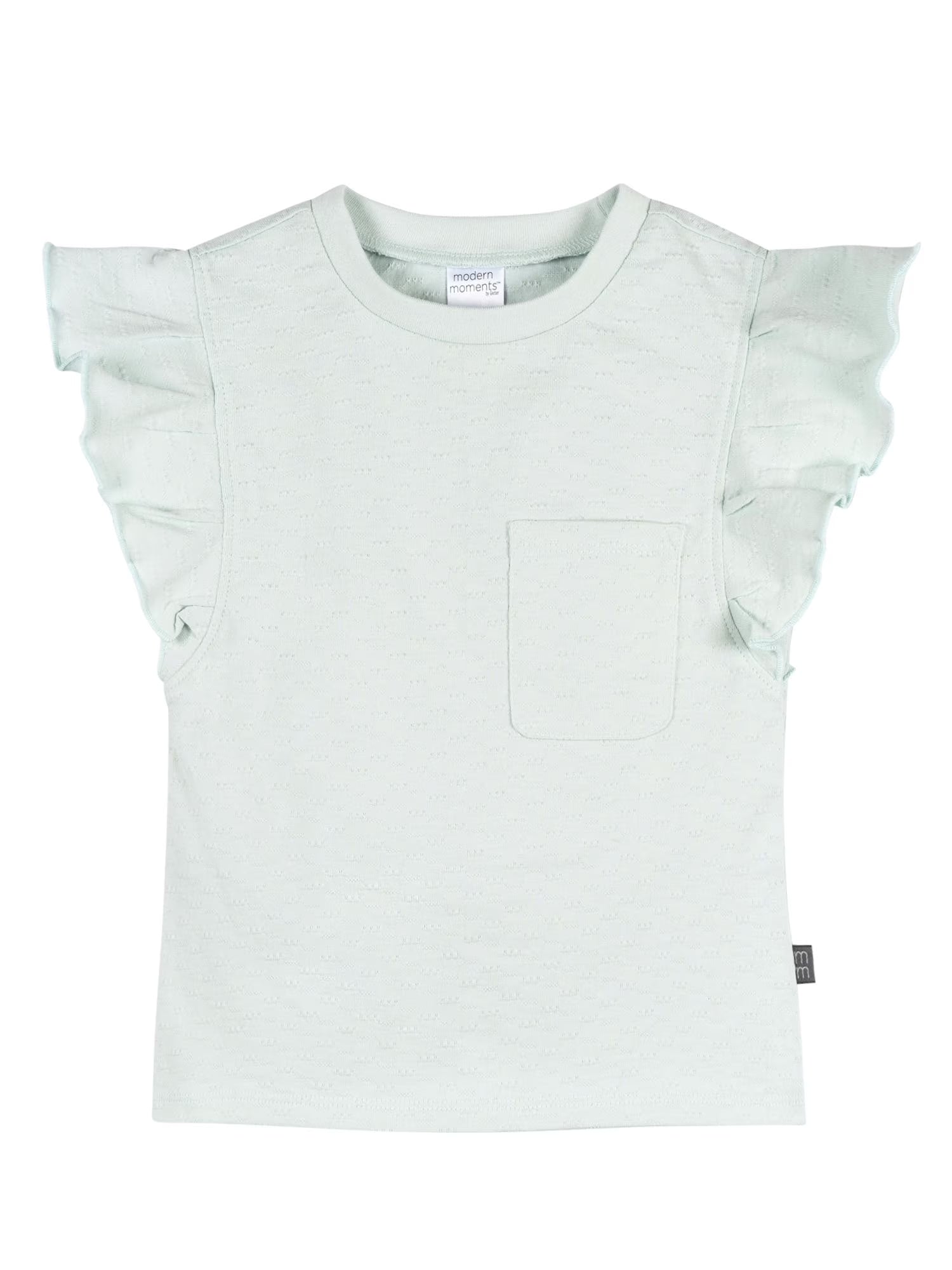 by Gerber Toddler Girl Organic Top and Short Outfit Sets, 4-Piece, Sizes 12 Monts - 5T