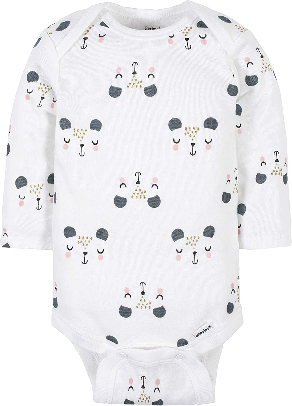 Baby Girls 6-Pack Long-Sleeve Onesies Bodysuits