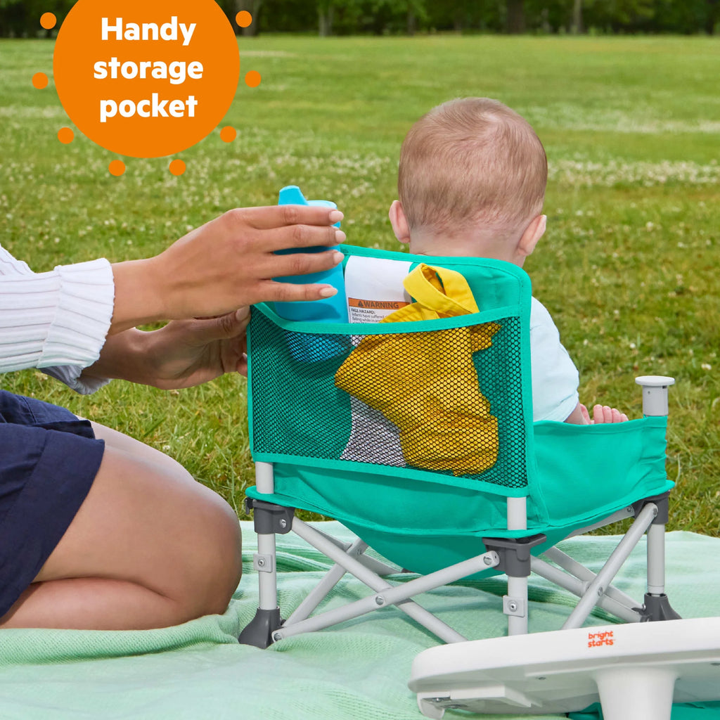 Pop 'N Sit Portable Baby Booster Seat, Teal, Infant to Toddler