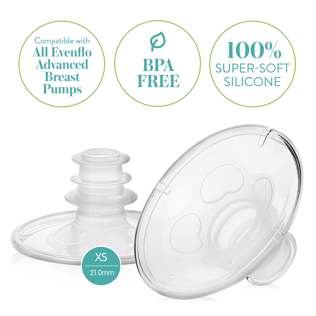 Evenflo Advancedfit Flange System Replacement Accessories, X-Small 21Mm, 2 Pack