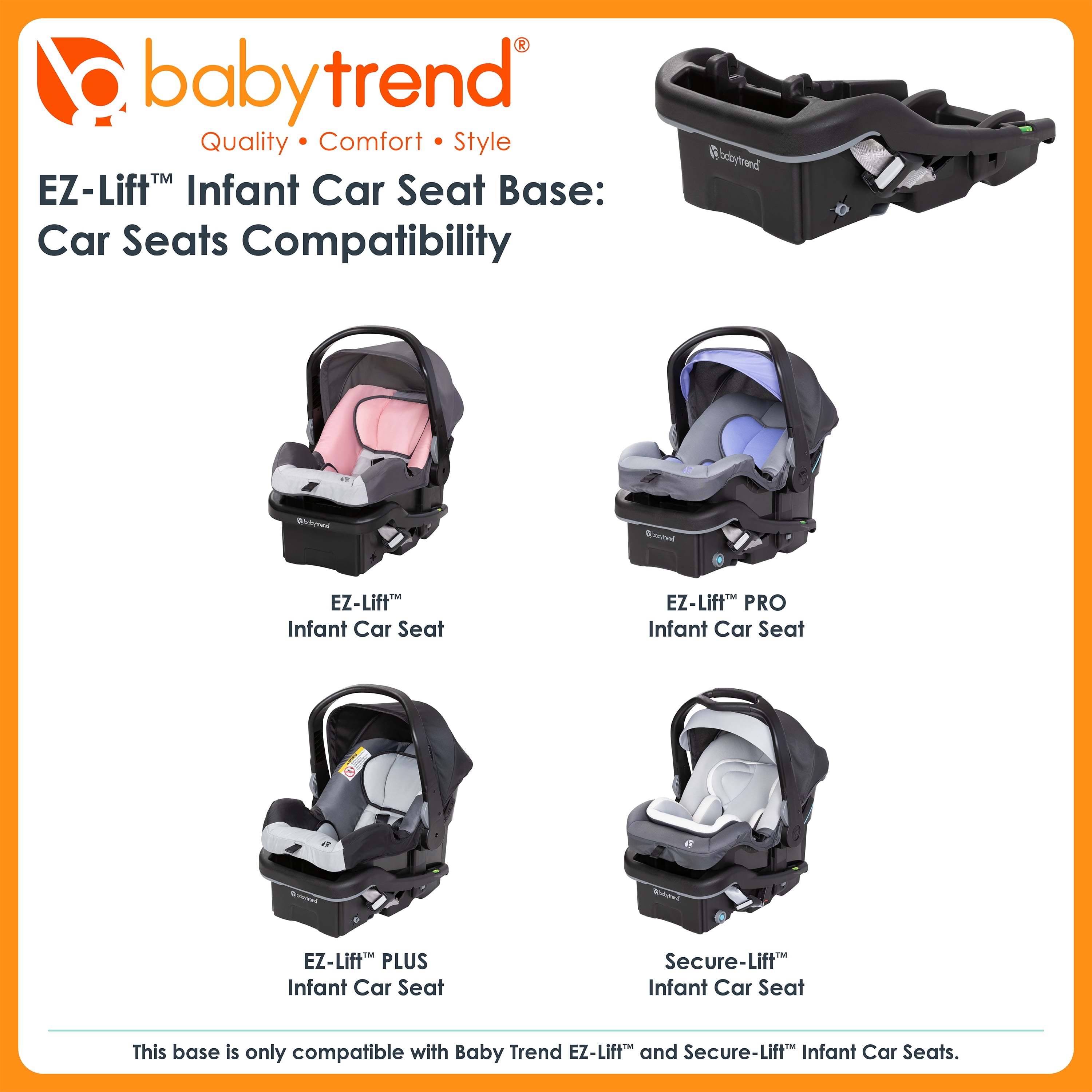 Baby Trend Ez-Lift™ 30 PRO Infant Car Seat - Desert Midnight - Black