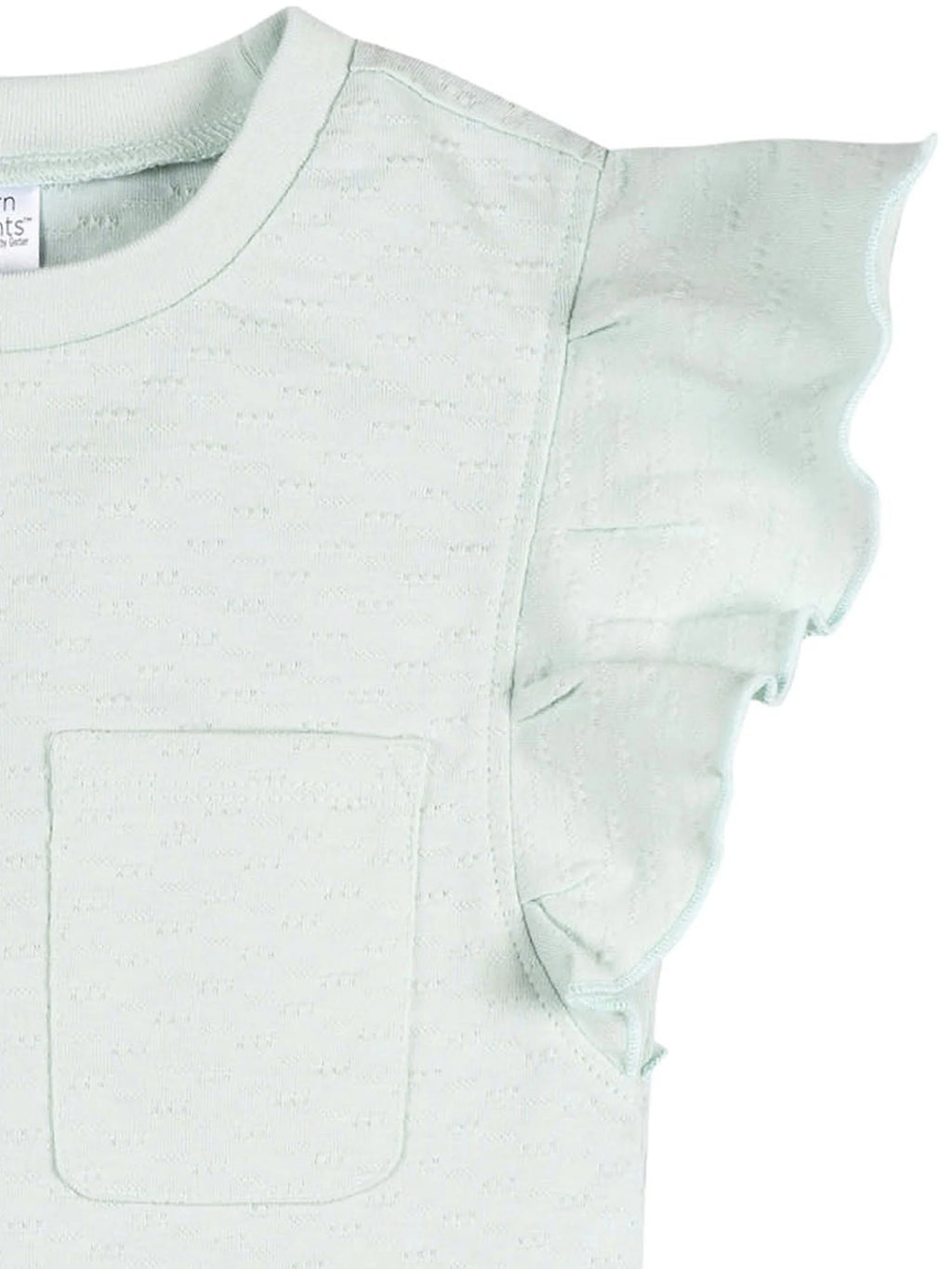 by Gerber Toddler Girl Organic Top and Short Outfit Sets, 4-Piece, Sizes 12 Monts - 5T
