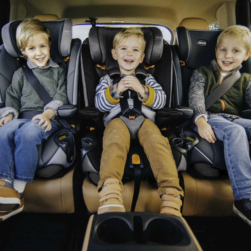Myfit® 2-In-1 Forward-Facing Harness Booster Car Seat for Toddlers, 5-Point Harness, Belt-Positioning Booster - Iron (Black), New