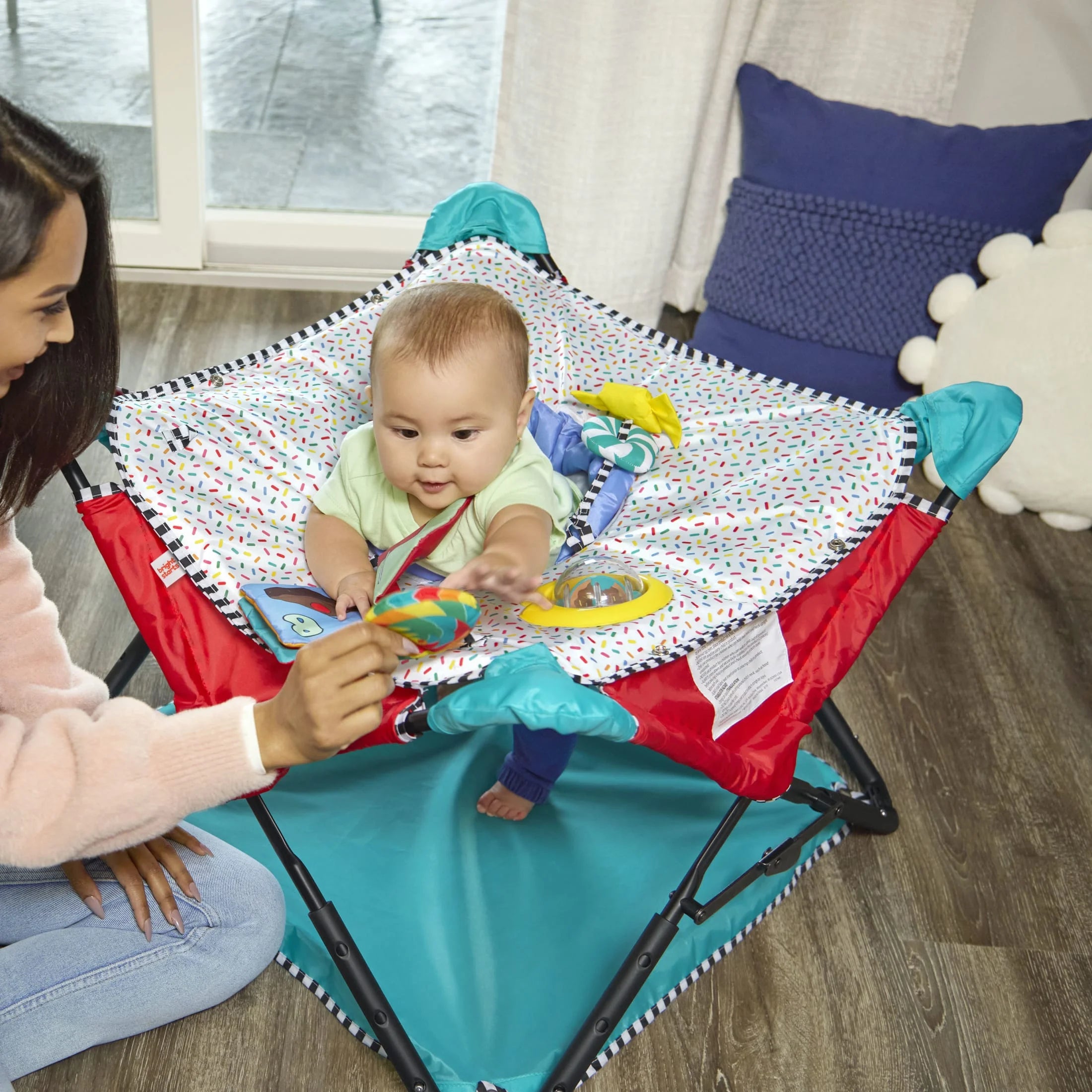 Pop 'N Jump Portable Activity Jumper, Sweet Treats, Infant
