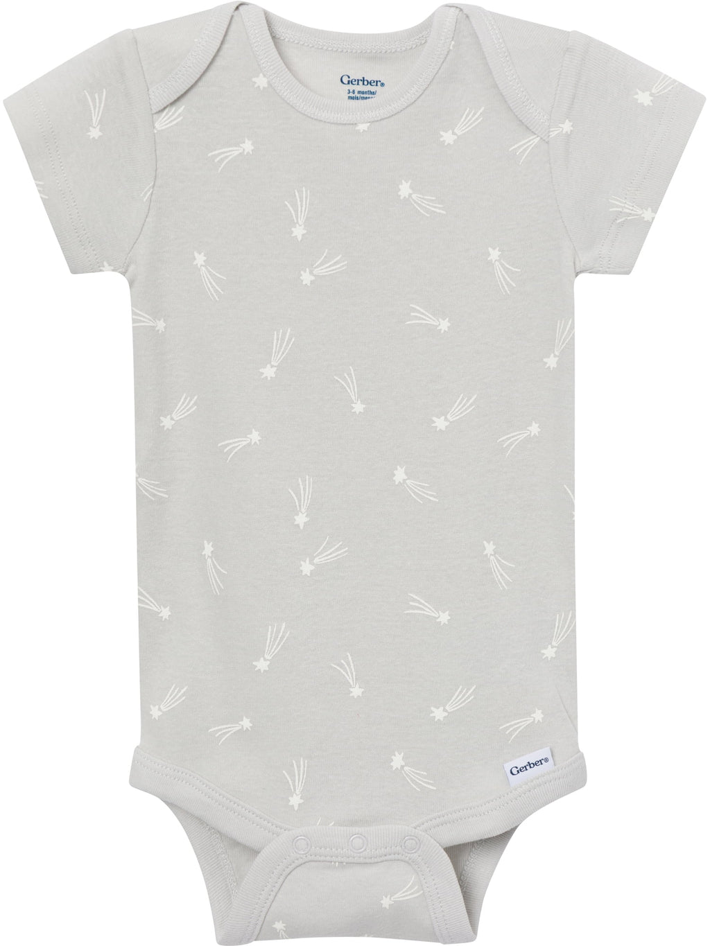Baby Neutral Short Sleeve Onesies, 8-Pack, Sizes 0/3 Newborn - 12 Months
