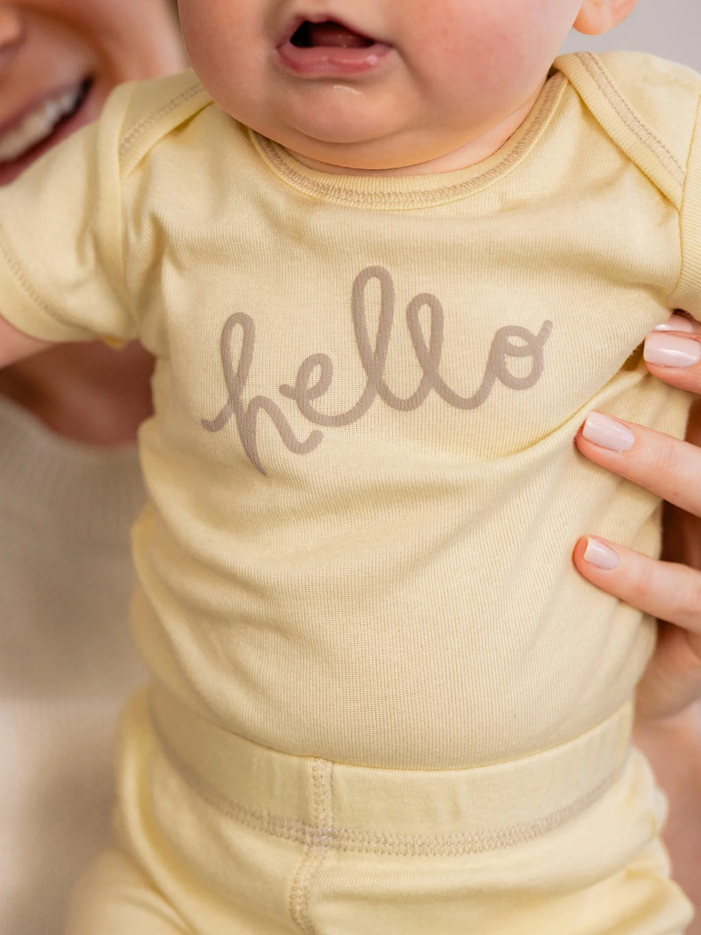 Baby Boy or Girl Neutral Short Sleeve Cotton Onesies, 2-Pack, Sizes Newborn - 12 Months