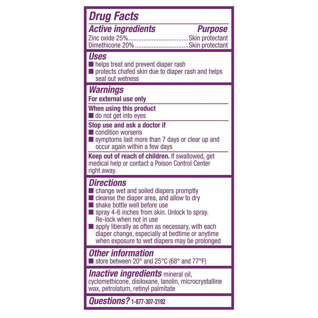 Diaper Rash Spray, 1.7 Fl Oz