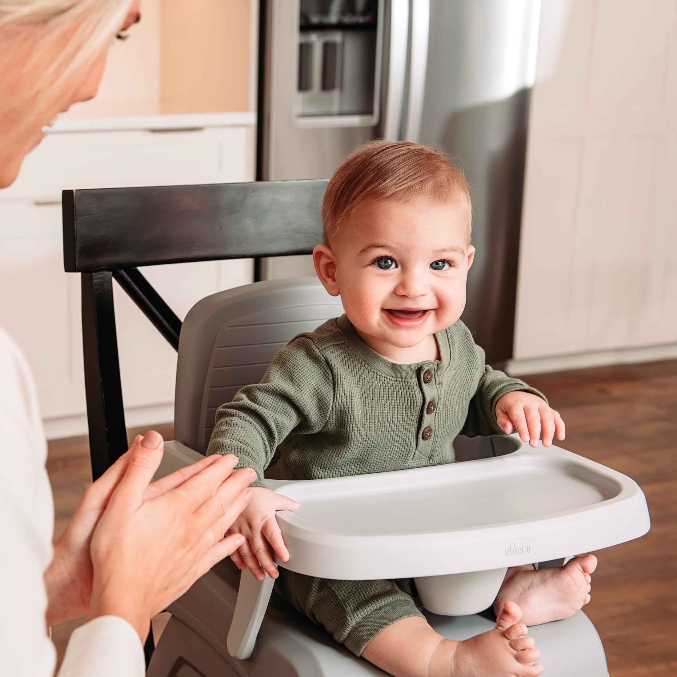 Bento Booster® 3-In-1 Booster Seat, Feeding Seat and Toddler Chair - Sage (Green), New
