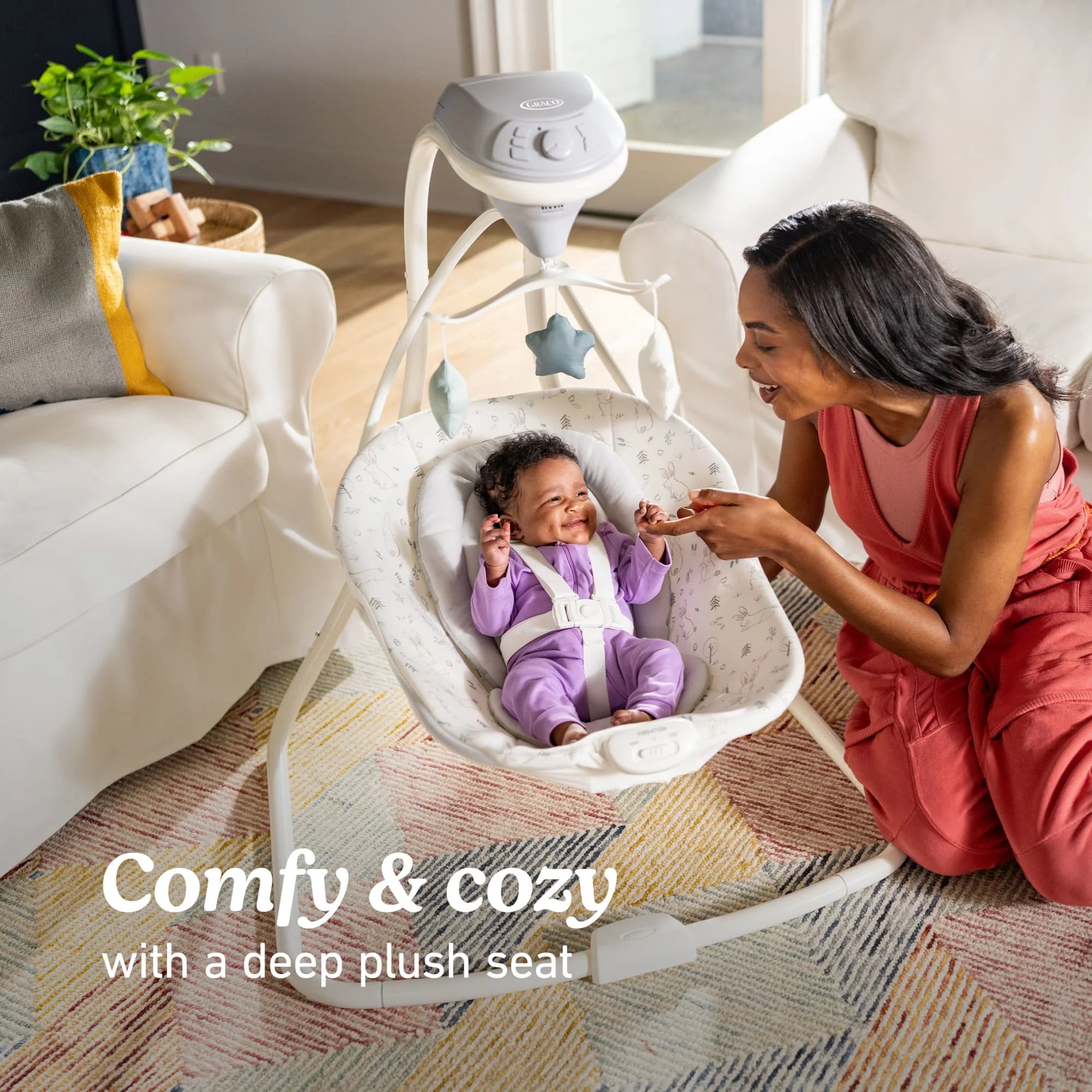Simple Sway Baby Swing, 5.5 - 30 Lb, Abbington