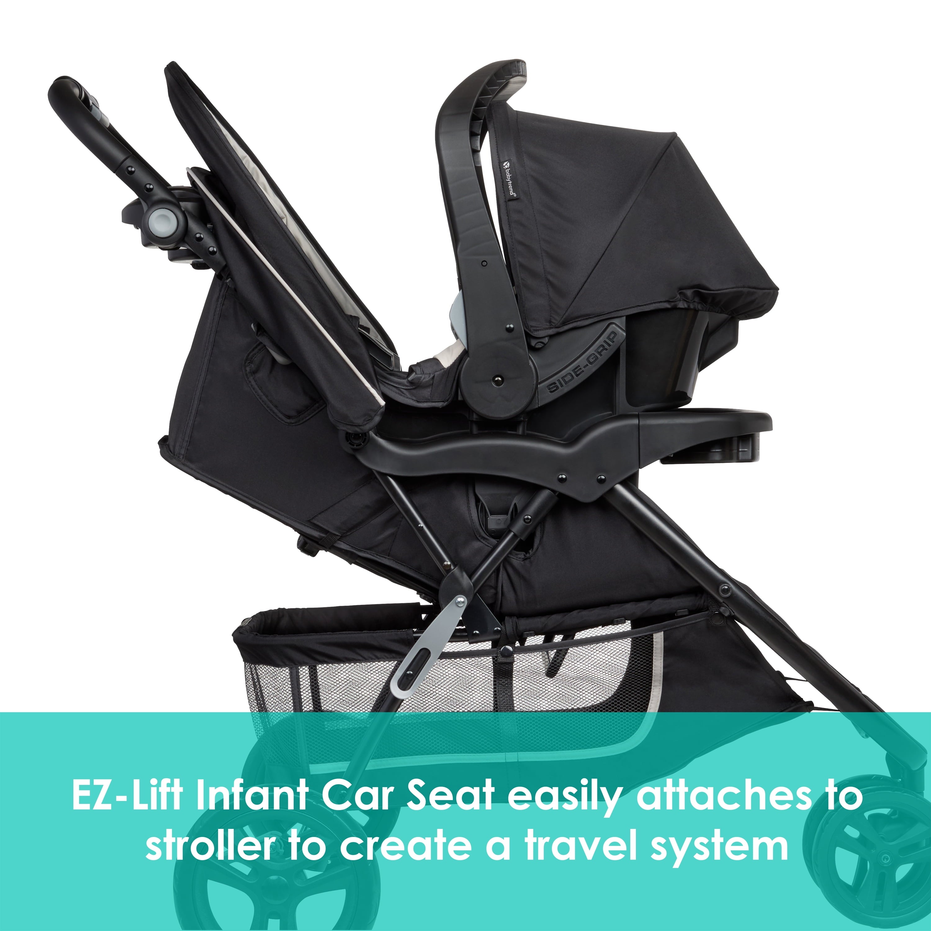 Baby Trend EZ Ride Stroller Travel System with Ez-Lift™ Infant Car Seat - Desert Tan