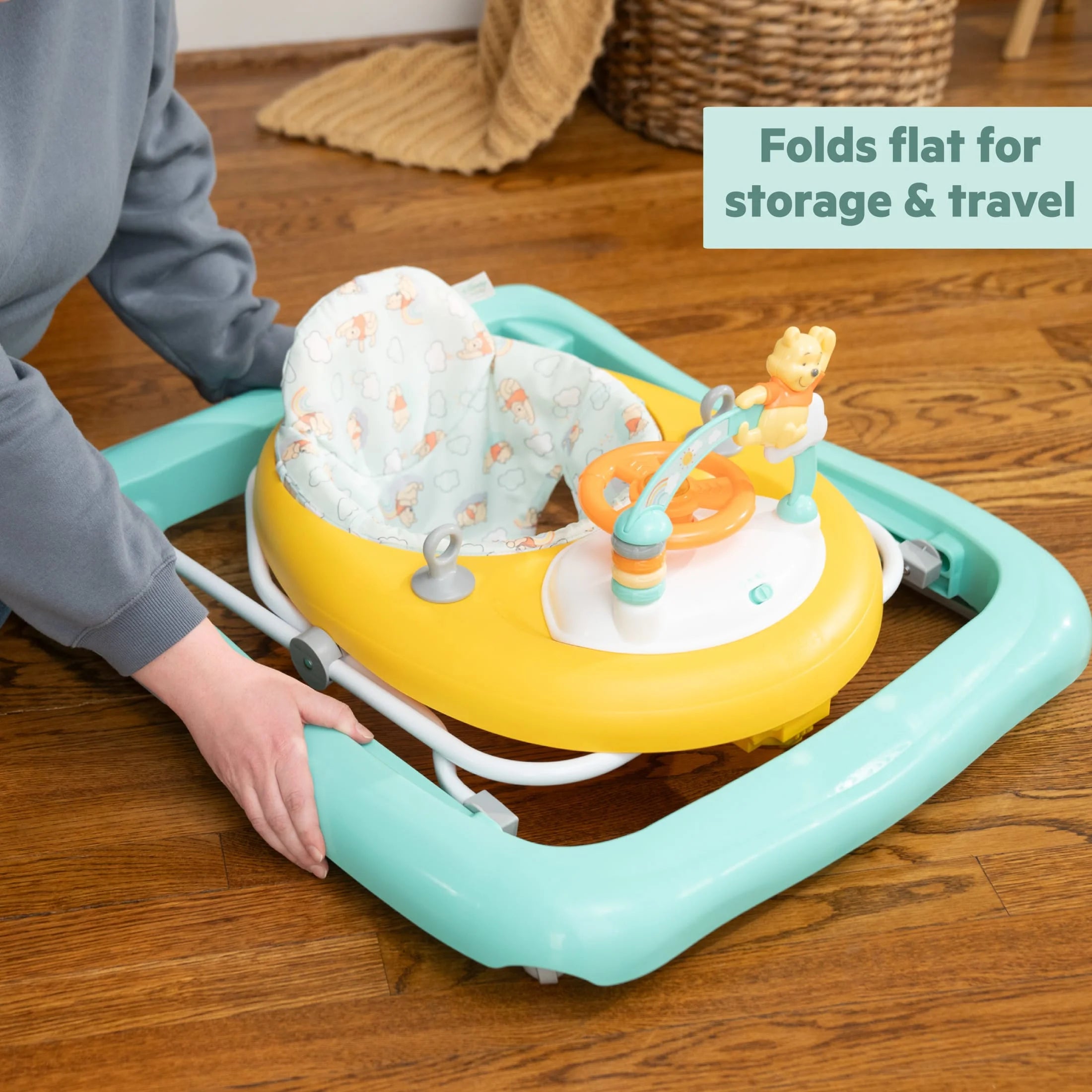 Disney Baby Winnie the Pooh Once upon a Walk Activity Walker, Unisex, Infant