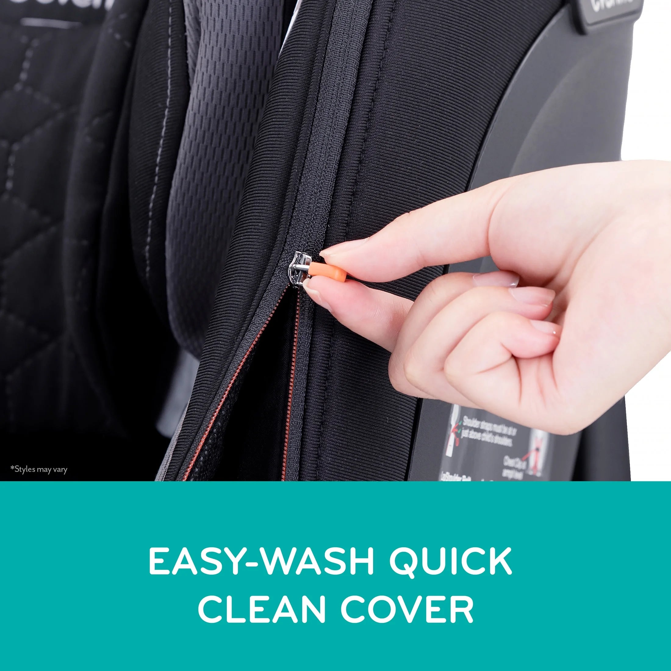 Revolve360 Extend All-In-One Rotating Car Seat with Quick Clean Cover, Rowe Pink
