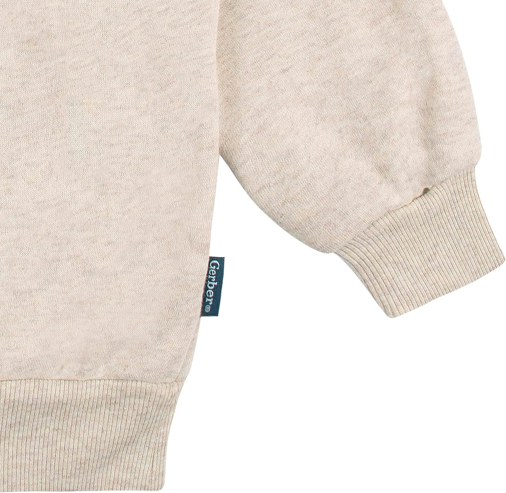 Baby Girls' Toddler 2-Piece Fleece Sweatshirt and Jogger Set