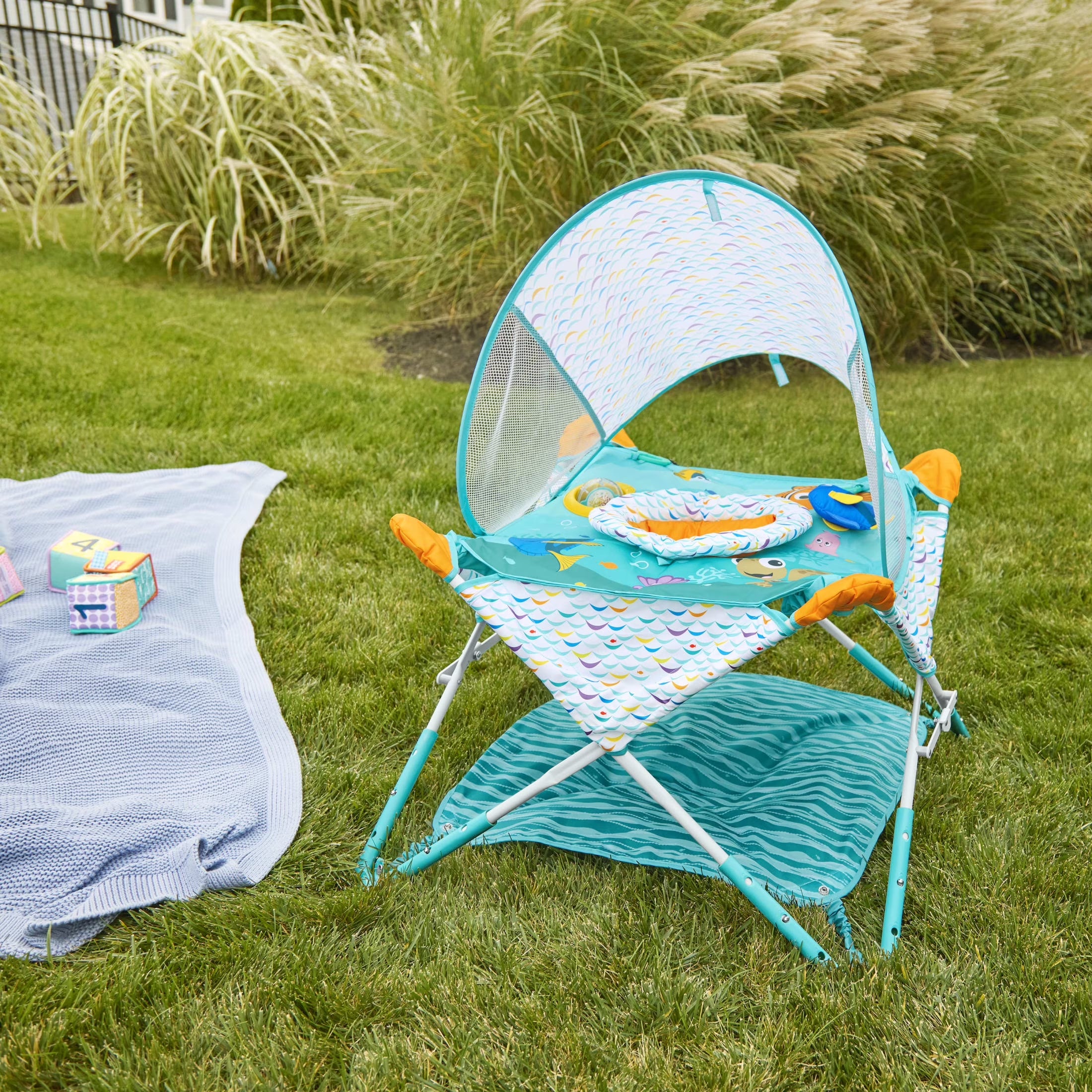 Disney Baby Finding Nemo Pop 'N Jump Foldable Activity Center by , Unisex, Infant