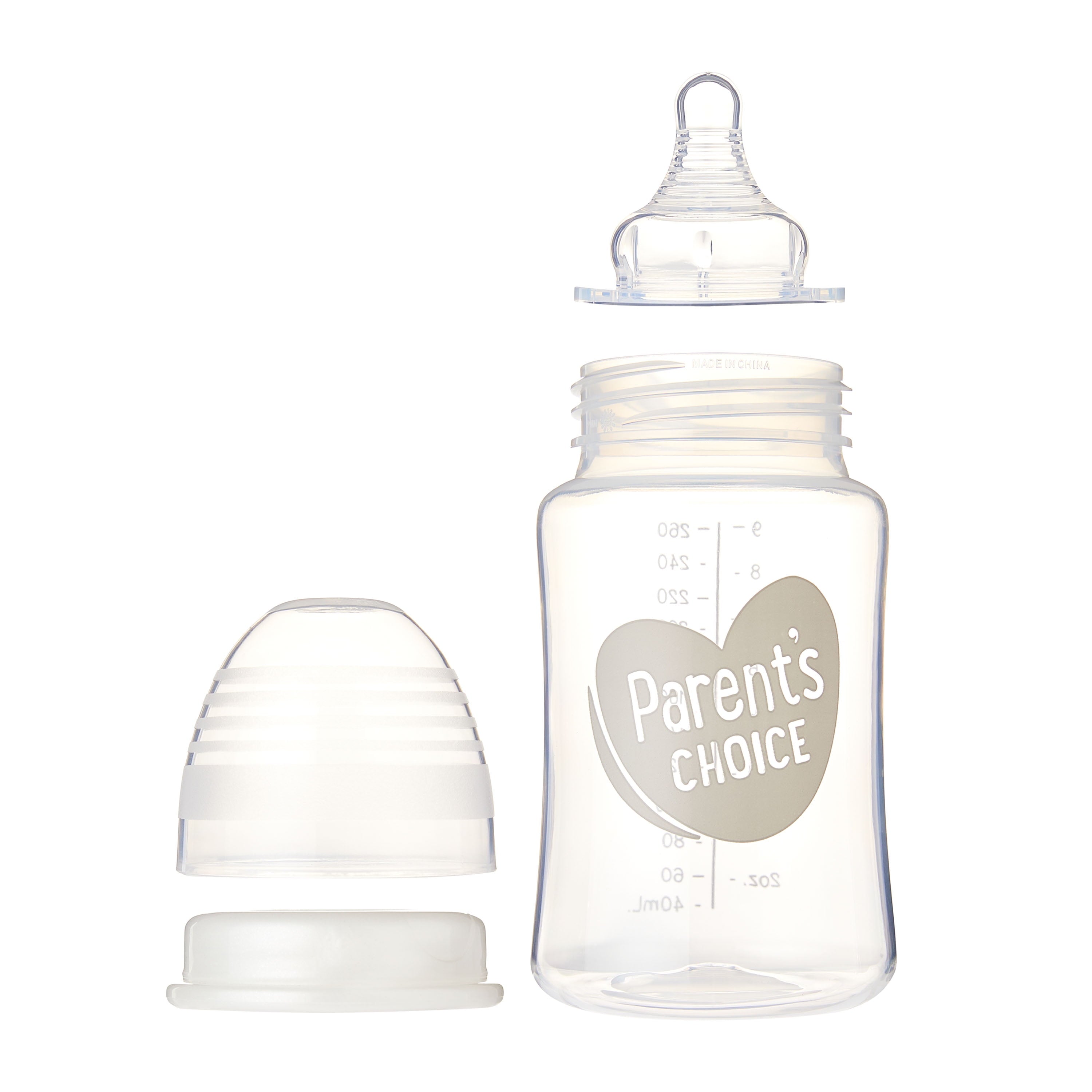 Wide Neck Bottles, 3 Pack, 9 Fl Oz