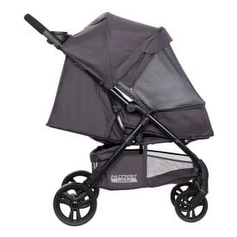 Baby Trend Passport Carriage Stroller with Privacy Net, Silver Sky Grey