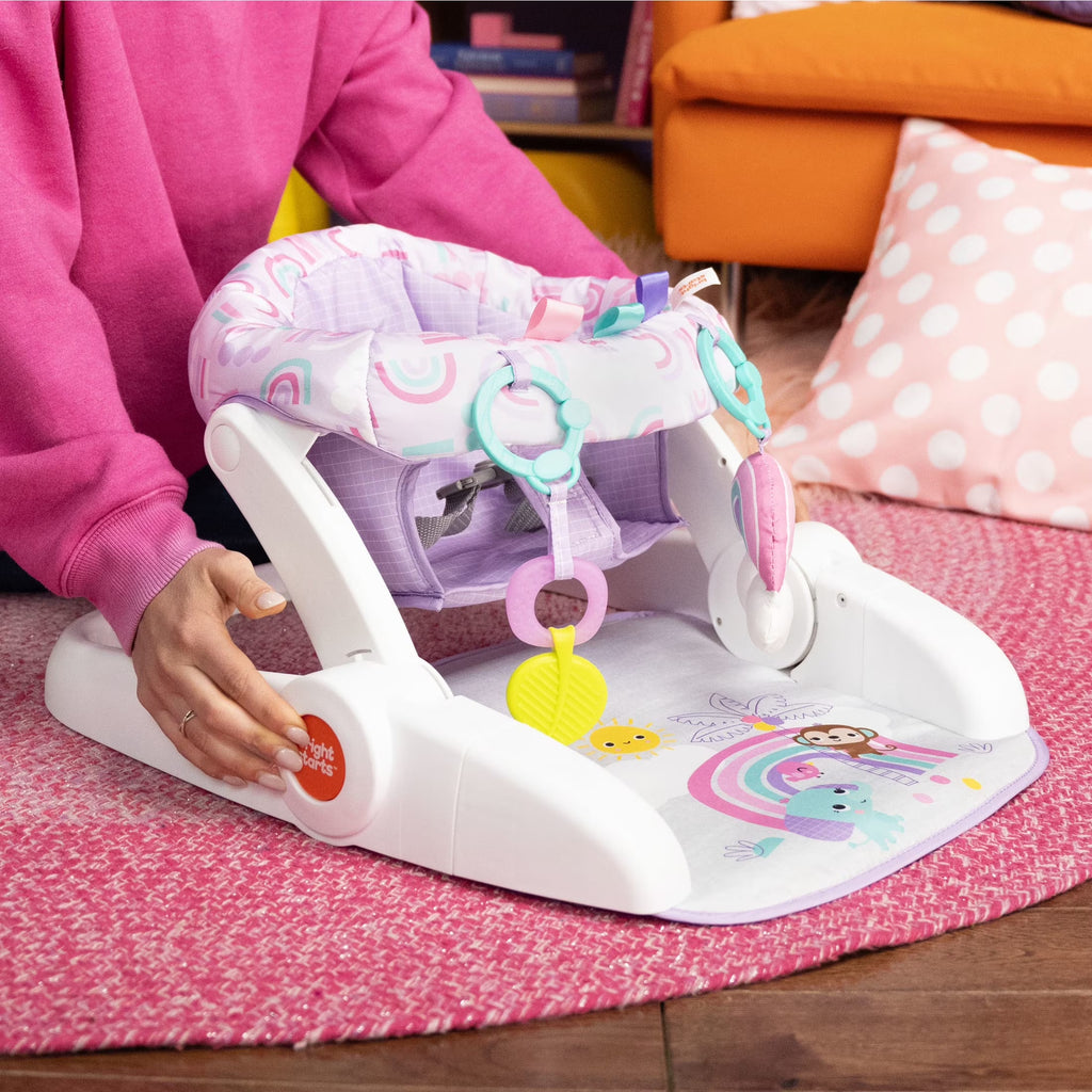 Learn-To-Sit 2-Position Floor Seat - Purple Paradise, Unisex, Infant