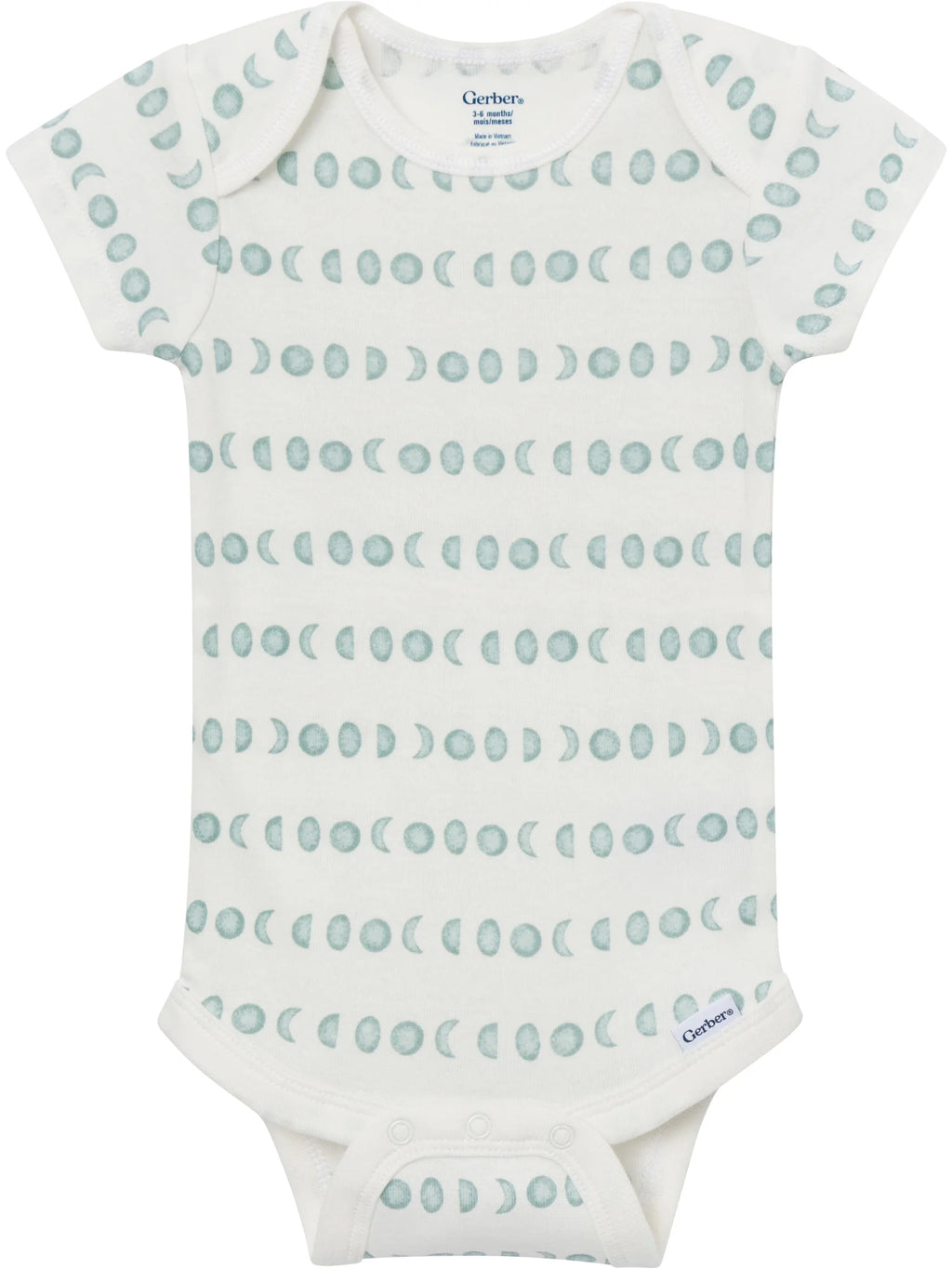 Baby Neutral Short Sleeve Onesies, 8-Pack, Sizes 0/3 Newborn - 12 Months