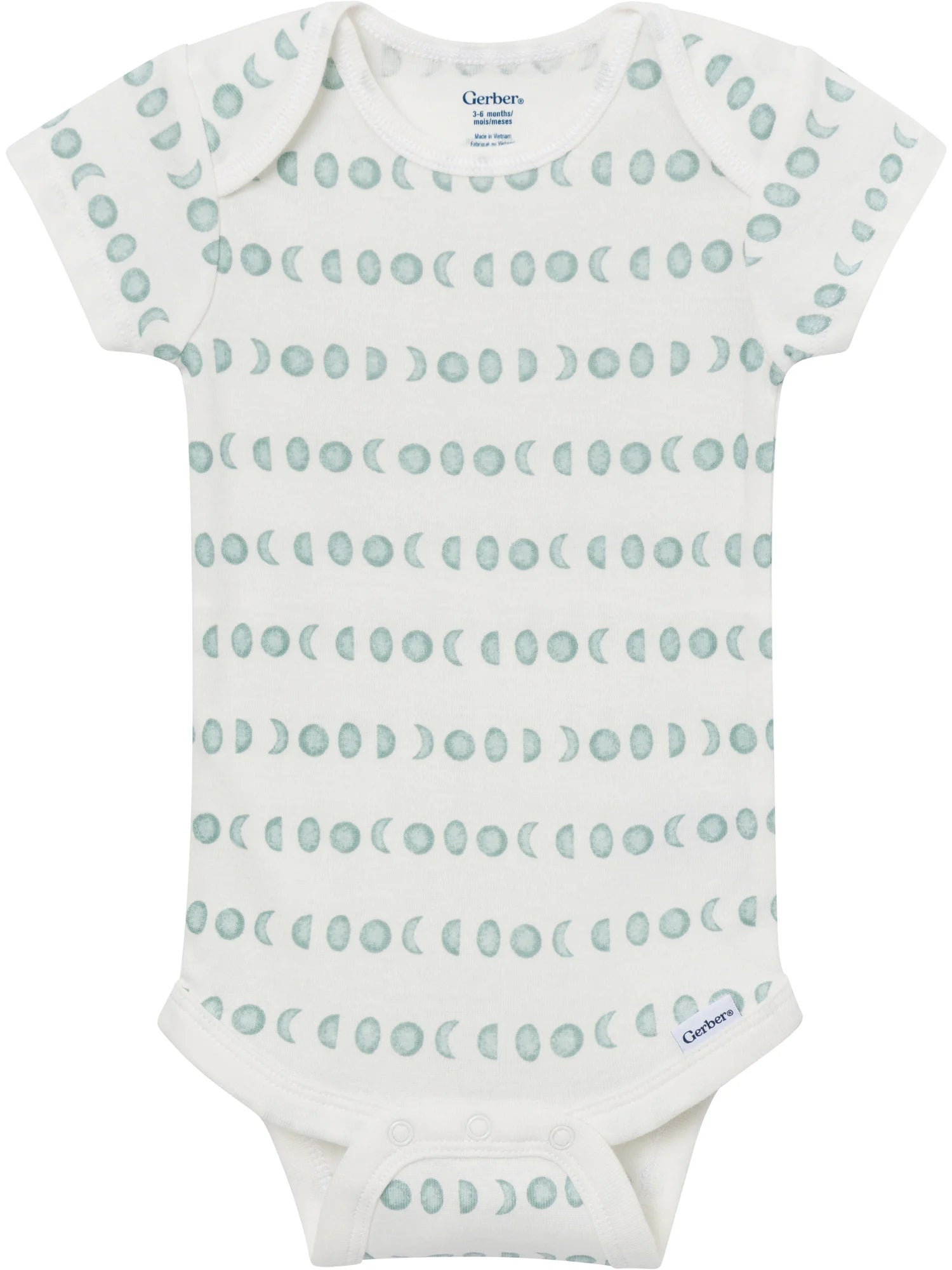 Baby Neutral Short Sleeve Onesies, 8-Pack, Sizes 0/3 Newborn - 12 Months