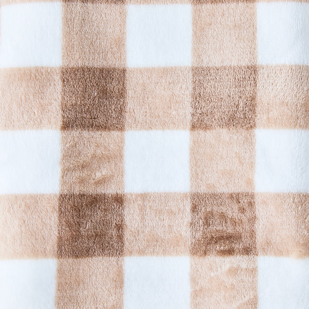Baby Blanket and Bear Plush Toy Set, Brown, 2 Pieces