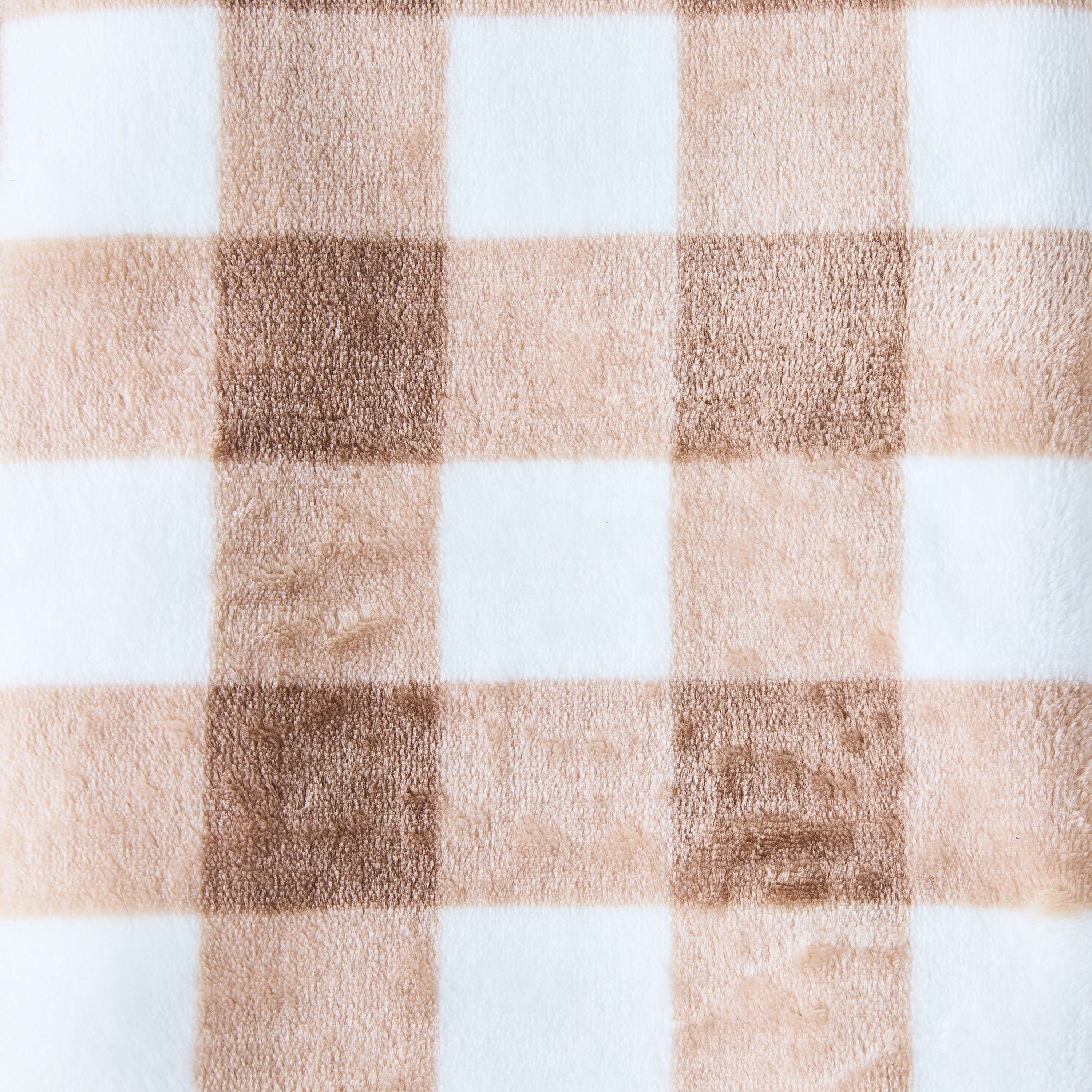 Baby Blanket and Bear Plush Toy Set, Brown, 2 Pieces
