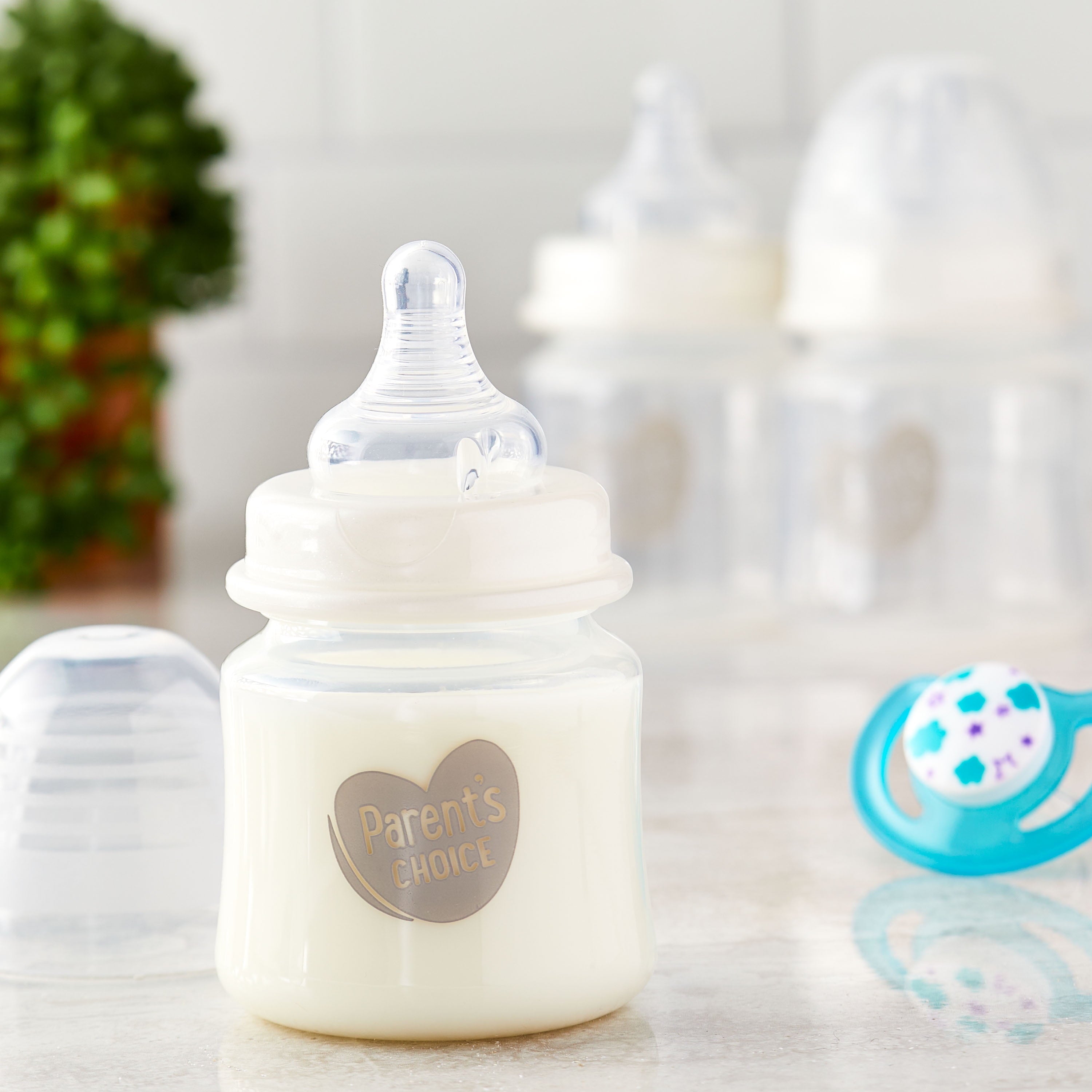 Wide Neck Bottles, 3 Pack, 5 Fl Oz