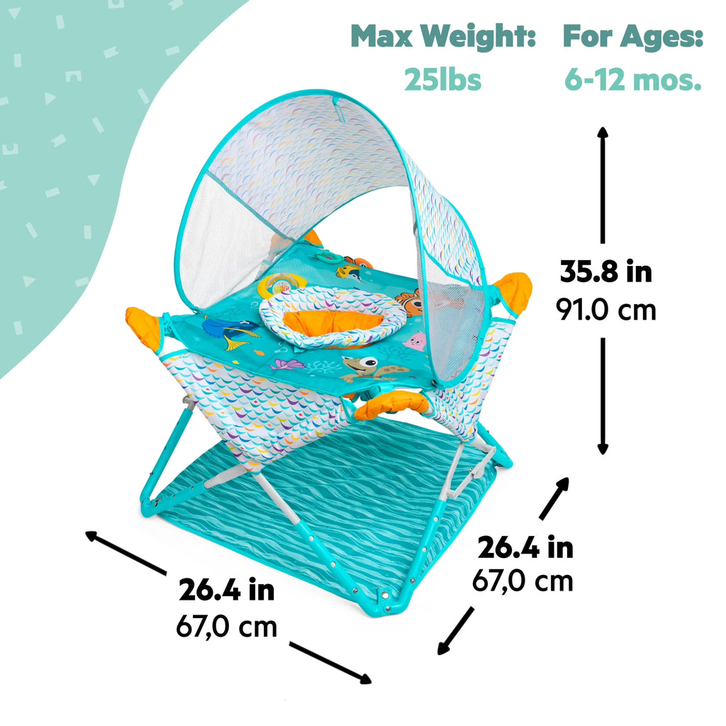 Disney Baby Finding Nemo Pop 'N Jump Foldable Activity Center by , Unisex, Infant