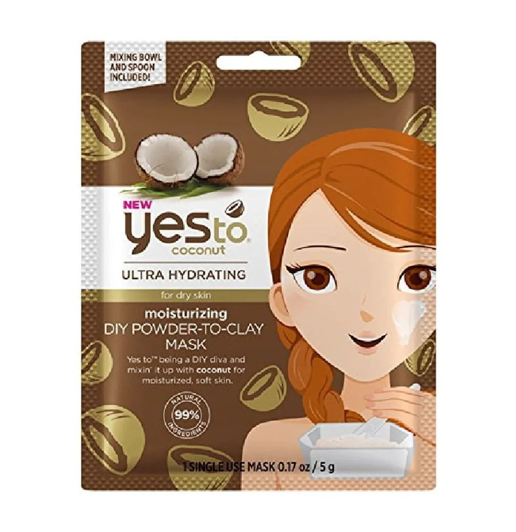 BPA Free Polypropylene Natural Flow Standard Neck Bottle, 4 Oz - 3-Pack + Yes to Coconuts Moisturizing Single Use Mask
