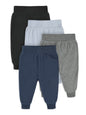Gerber Baby Boys Microfleece Pants, 4-Pack, (Newborn - 24 Months)
