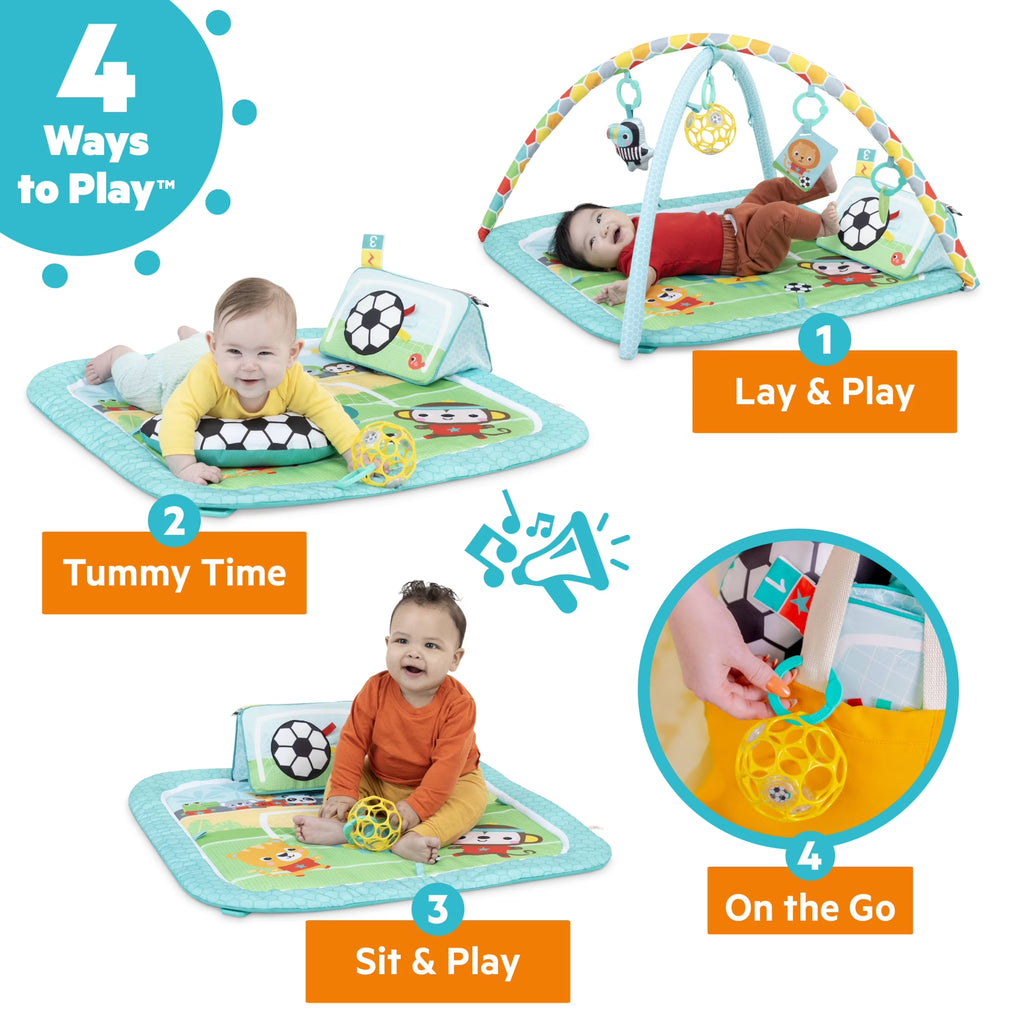 Grip & Kick Oball Activity Gym, Soccer, Unisex, Newborn