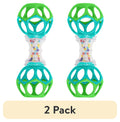 (2 Pack) Oball Shaker Rattle Toy, Ages Newborn +