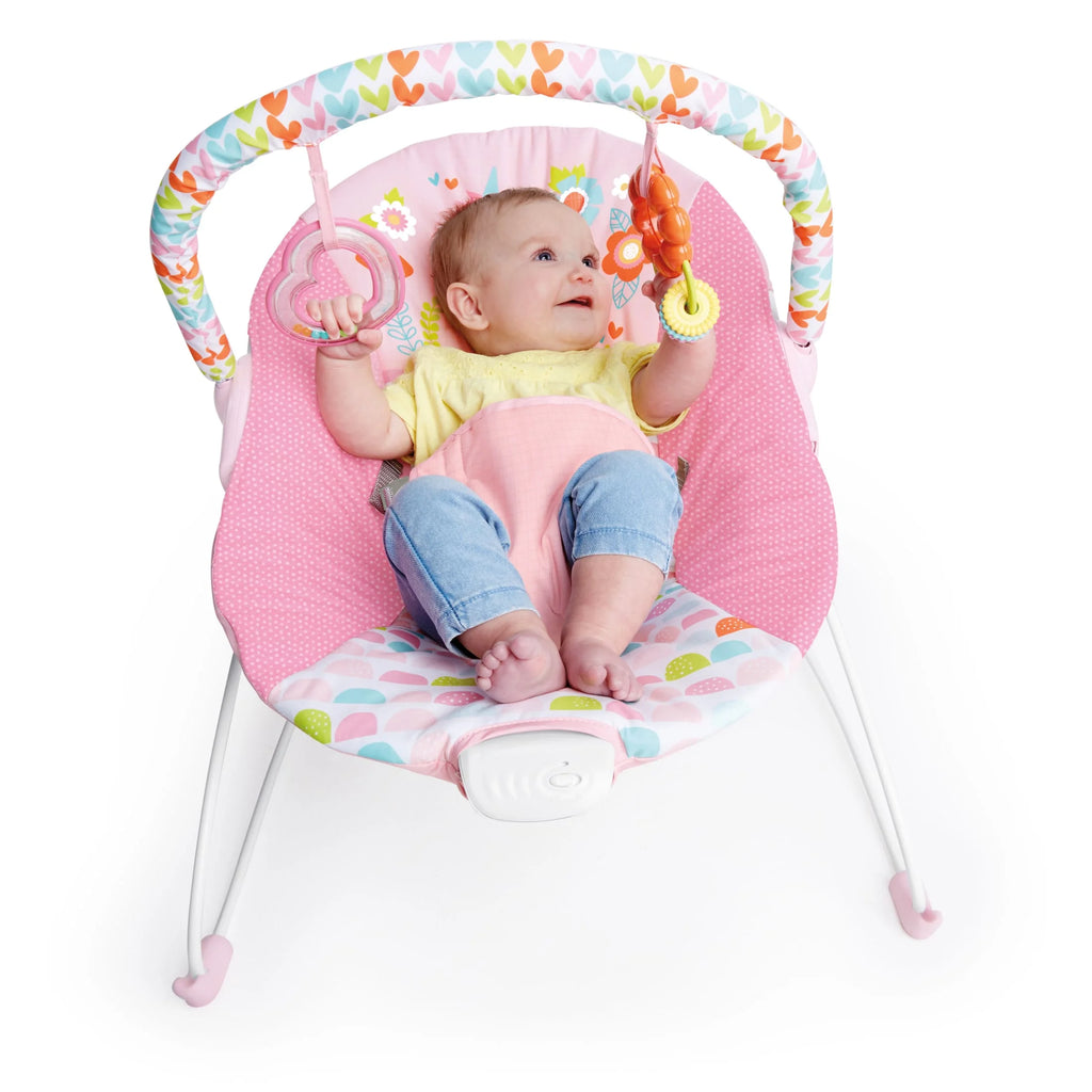 Vibrating Infant Baby Bouncer with Toys, Fantasy Unicorn