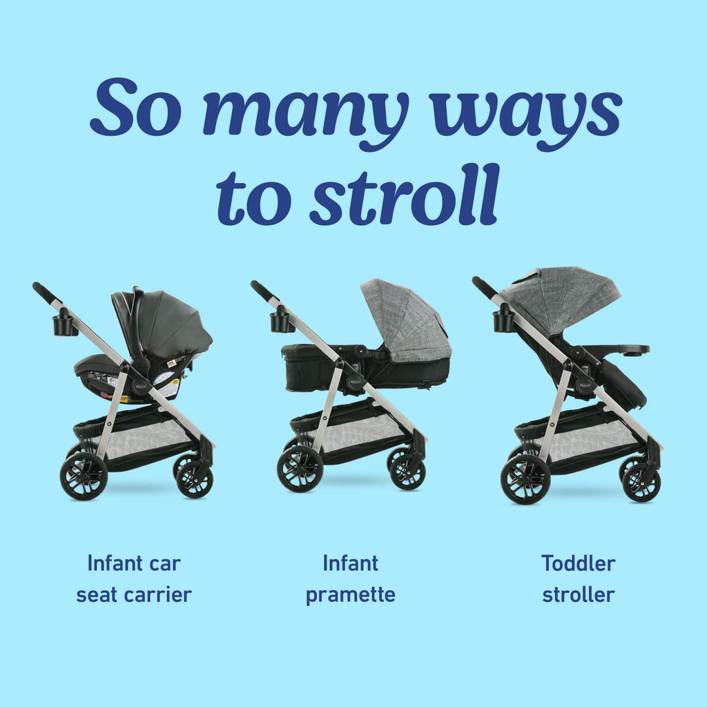 Modes Pramette Stroller, Black
