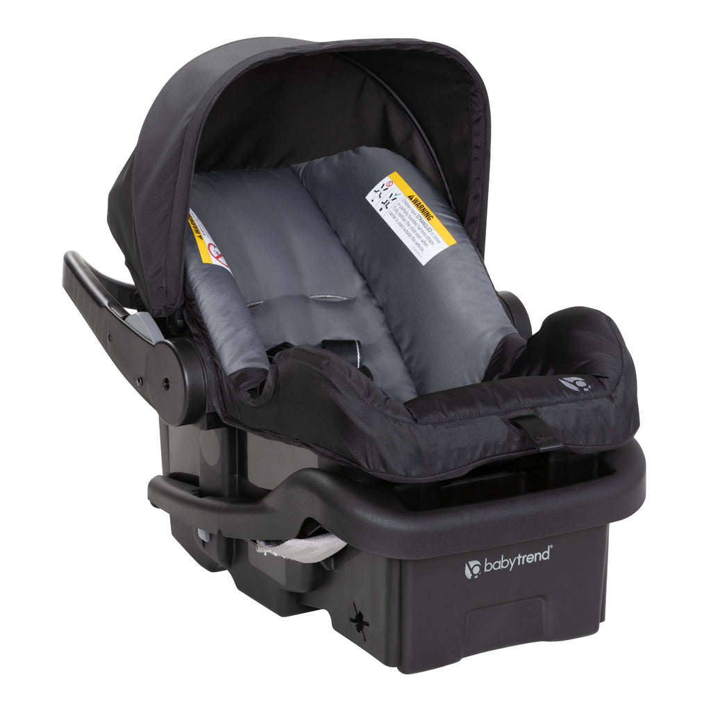 Baby Trend Sonar Seasons Travel System with Airflow and Ez-Lift Infant Car Seat, Black