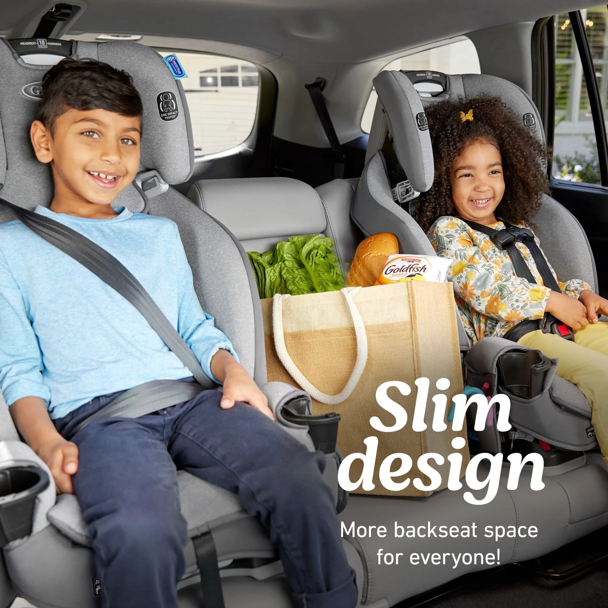 Slimfit LX 3-In-1 Car Seat, Shaw, Grey