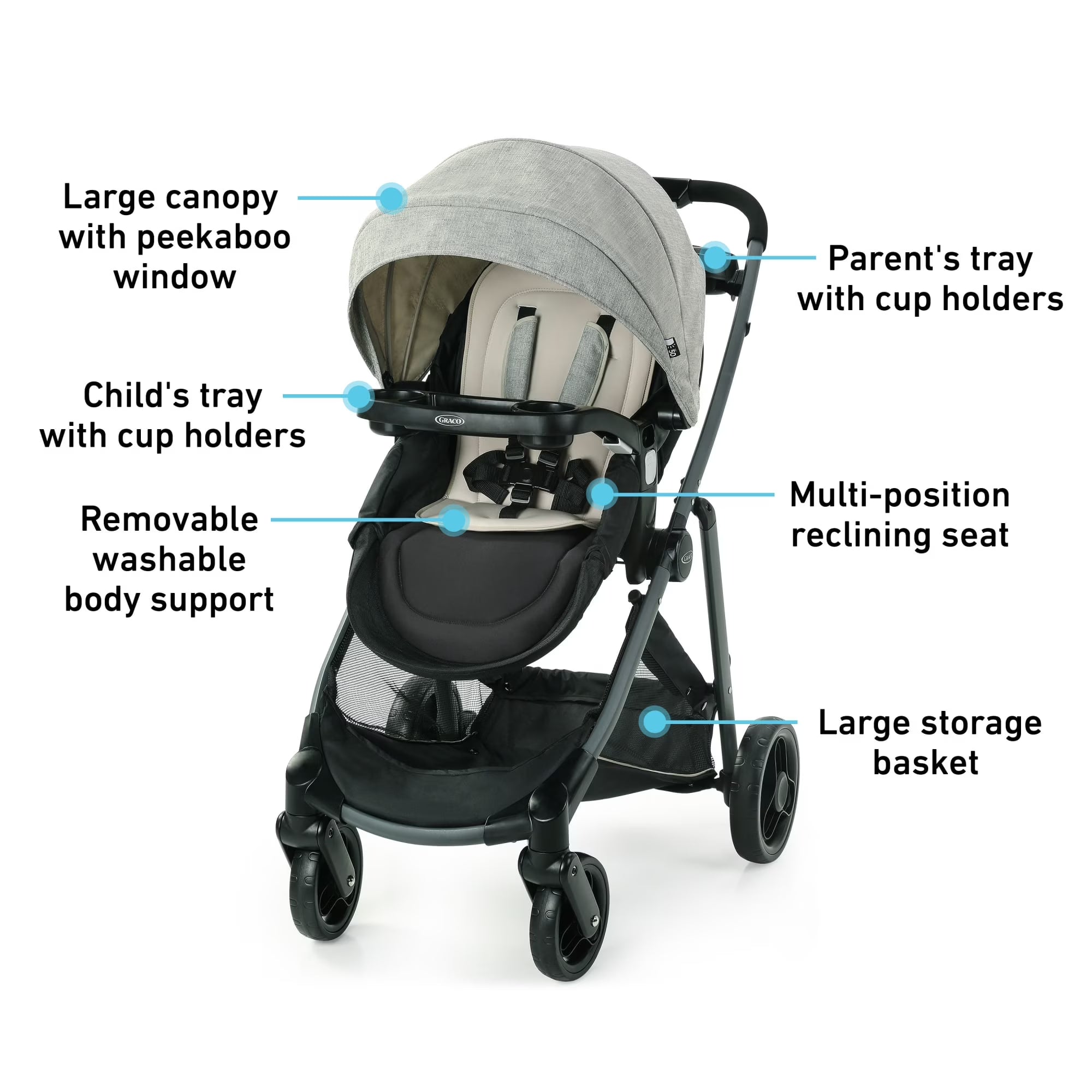 Modes Element LX Travel System, Lynwood, Brown
