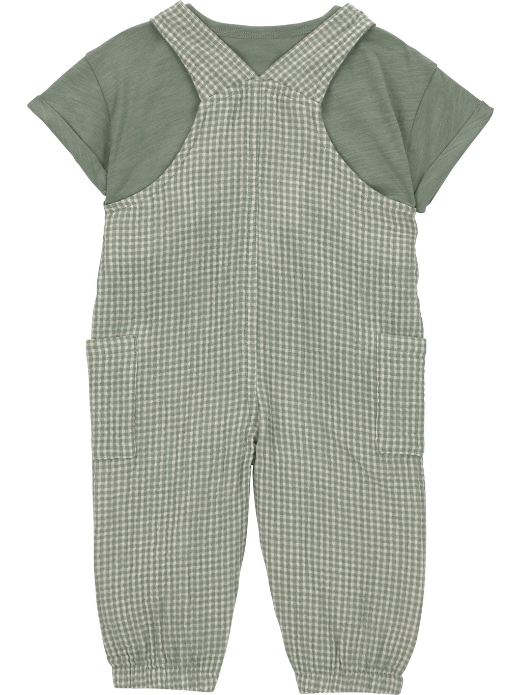 Baby Boy Overalls Set, 2-Piece, Sizes 0/3-24 Months
