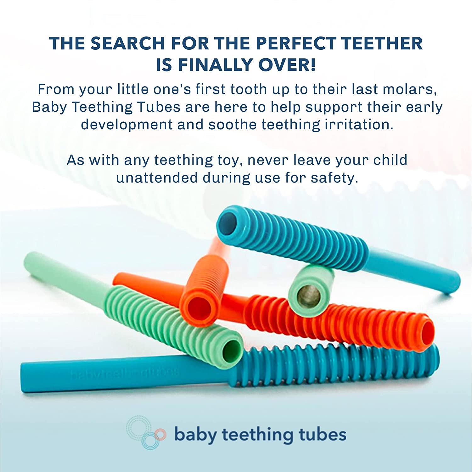 - Made in the USA Baby Teething Toys - Soft & Durable Infant Toys and Toddler Silicone Teether - 7 Inches, Pink - Baby Must Haves for Teething Relief - Food Safe & Easy to Clean