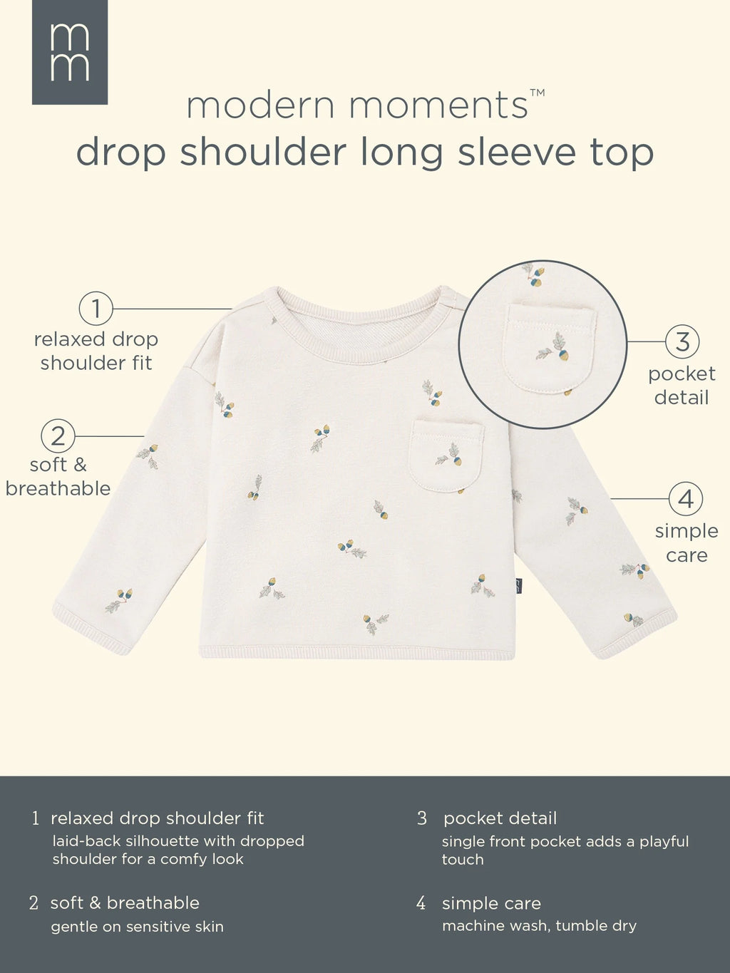 by Gerber Gender Neutral 2-Piece Outfit Sets, Sizes 0/3 Months - 24 Months