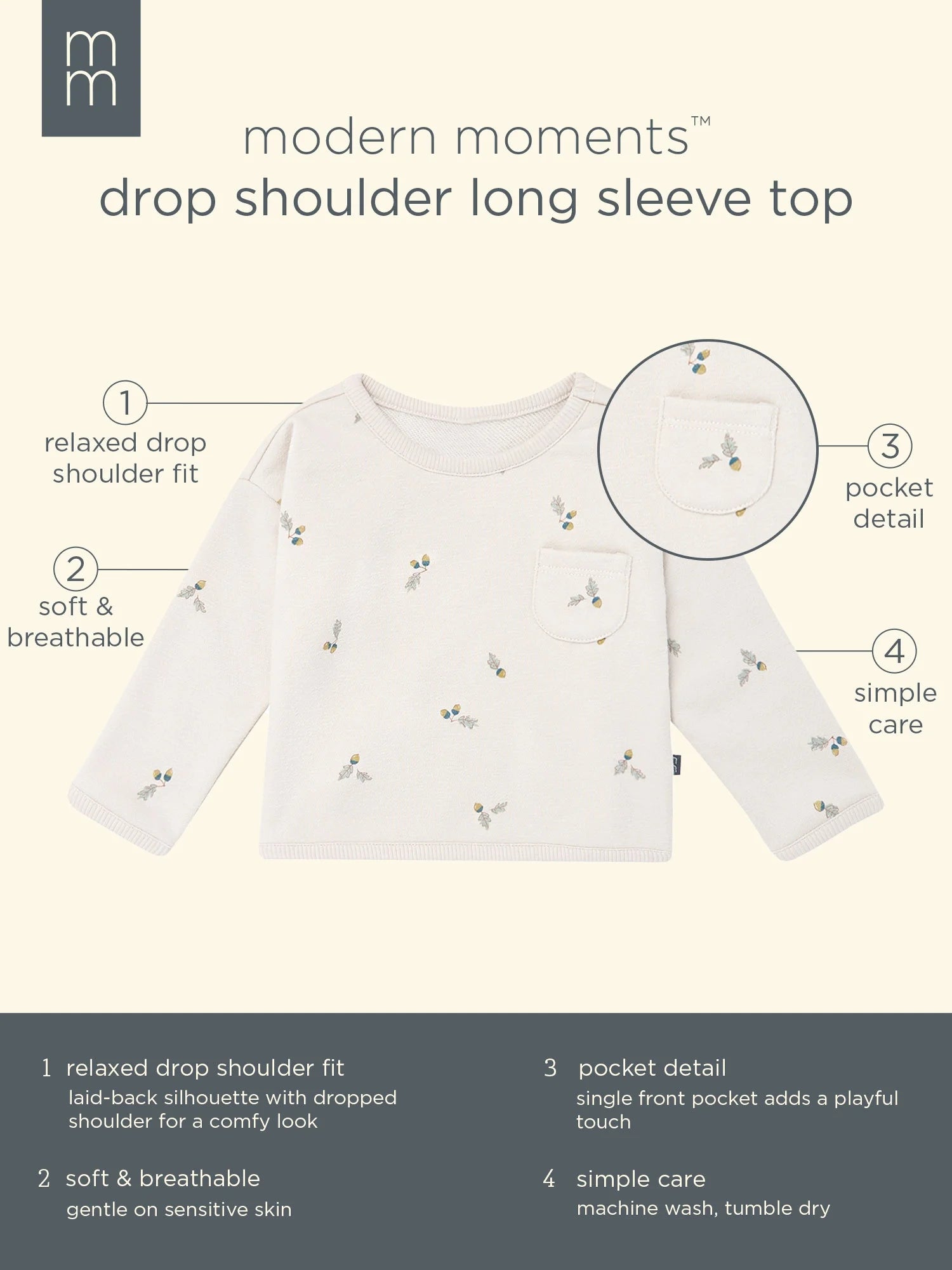 by Gerber Gender Neutral 2-Piece Outfit Sets, Sizes 0/3 Months - 24 Months