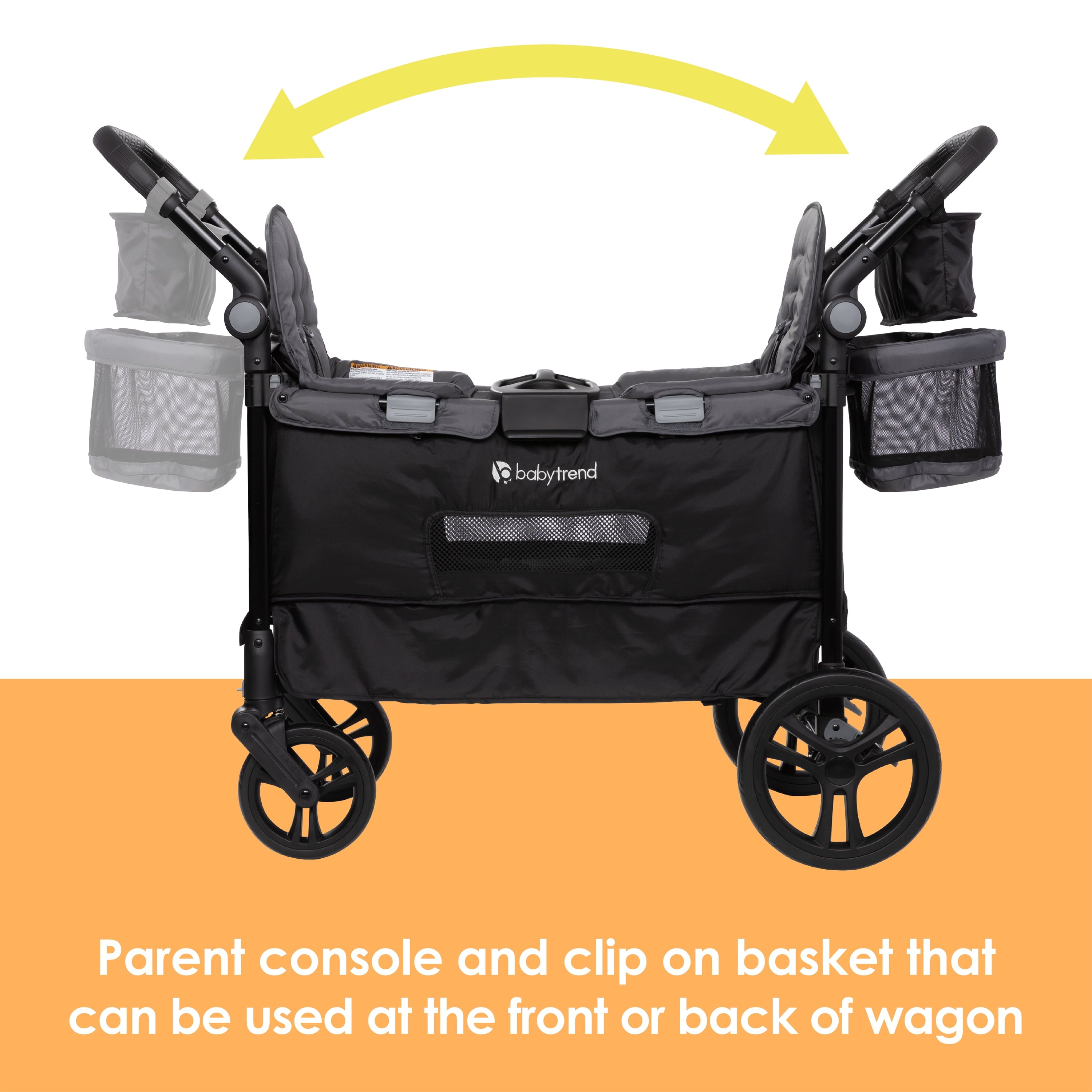 Baby Trend Quest 3-In-1 Stroller Wagon - Desert Black